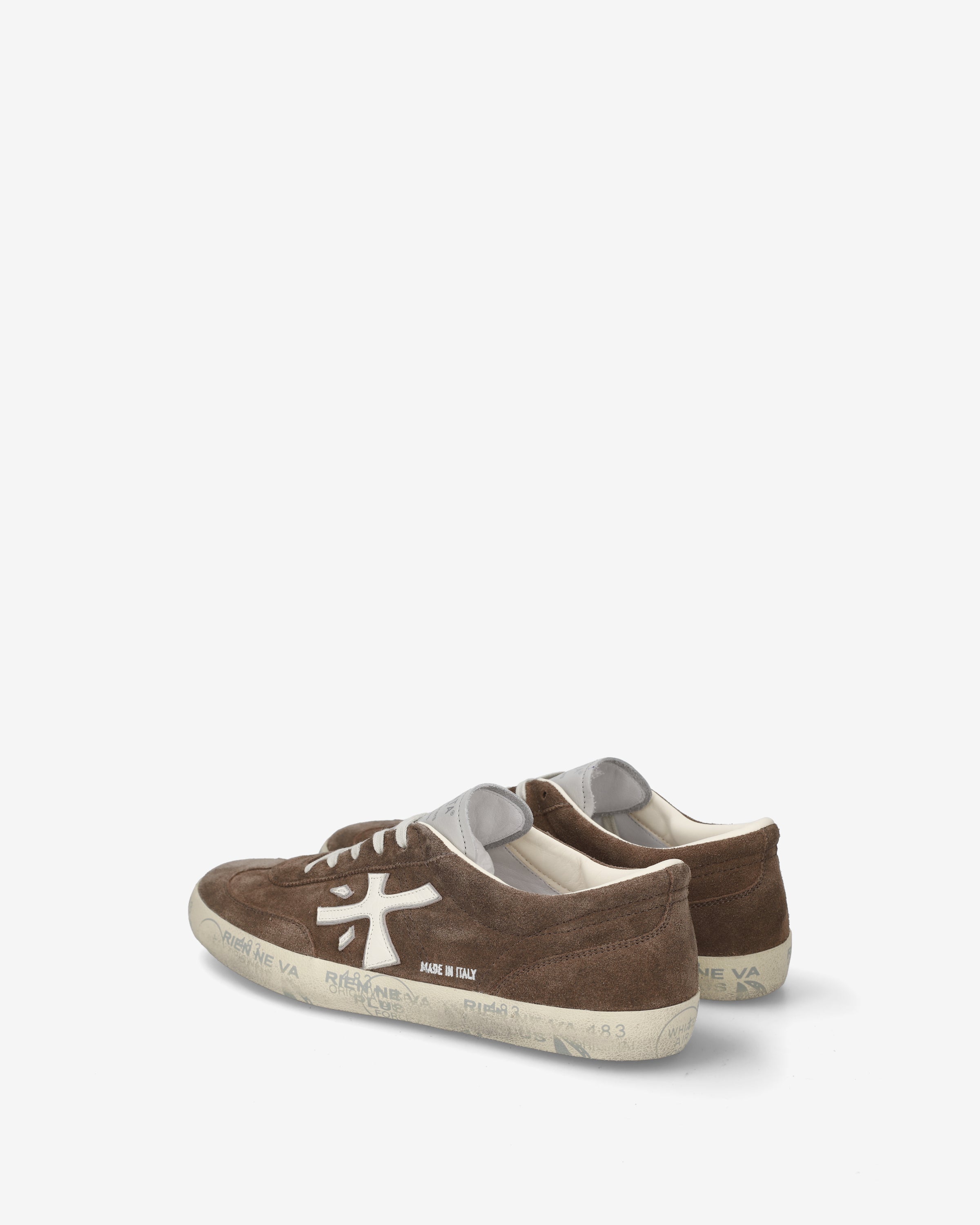 premiata-david-8094-sneaker-herren-braun-suede image 5