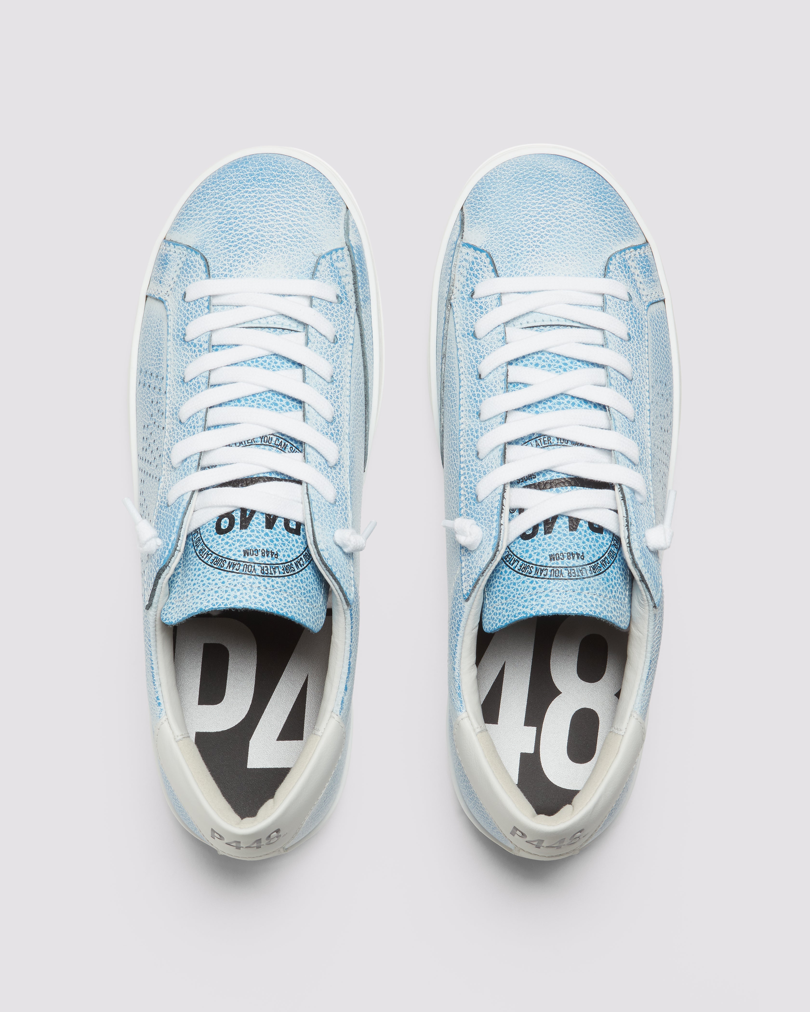p448-john-herren-sneaker-patina-blue-handgeb-rstet image 2