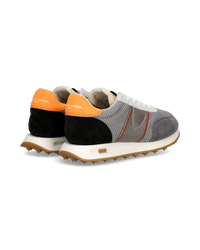 philippe-model-running-tour-herren-sneaker-grau-orange-schwarz image 2
