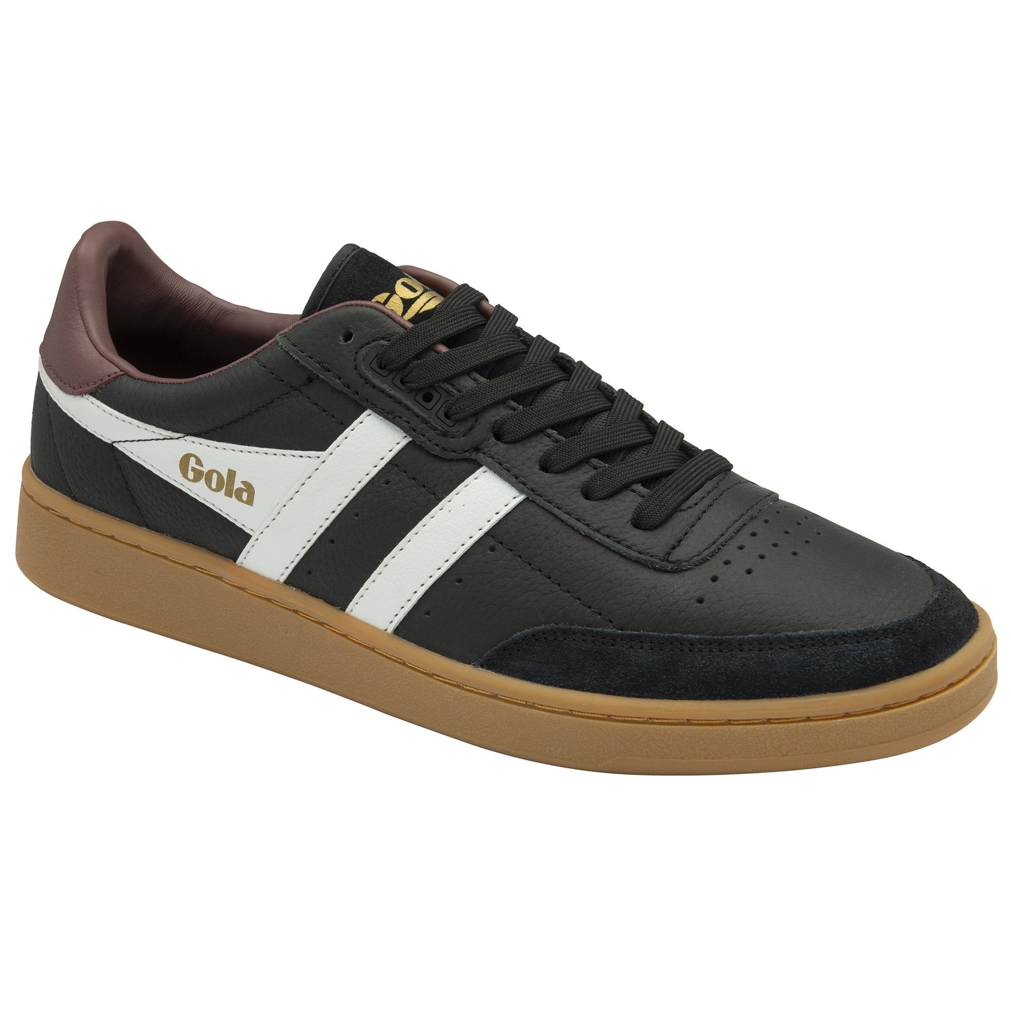 gola-contact-leather-herren-sneaker-schwarz image 2