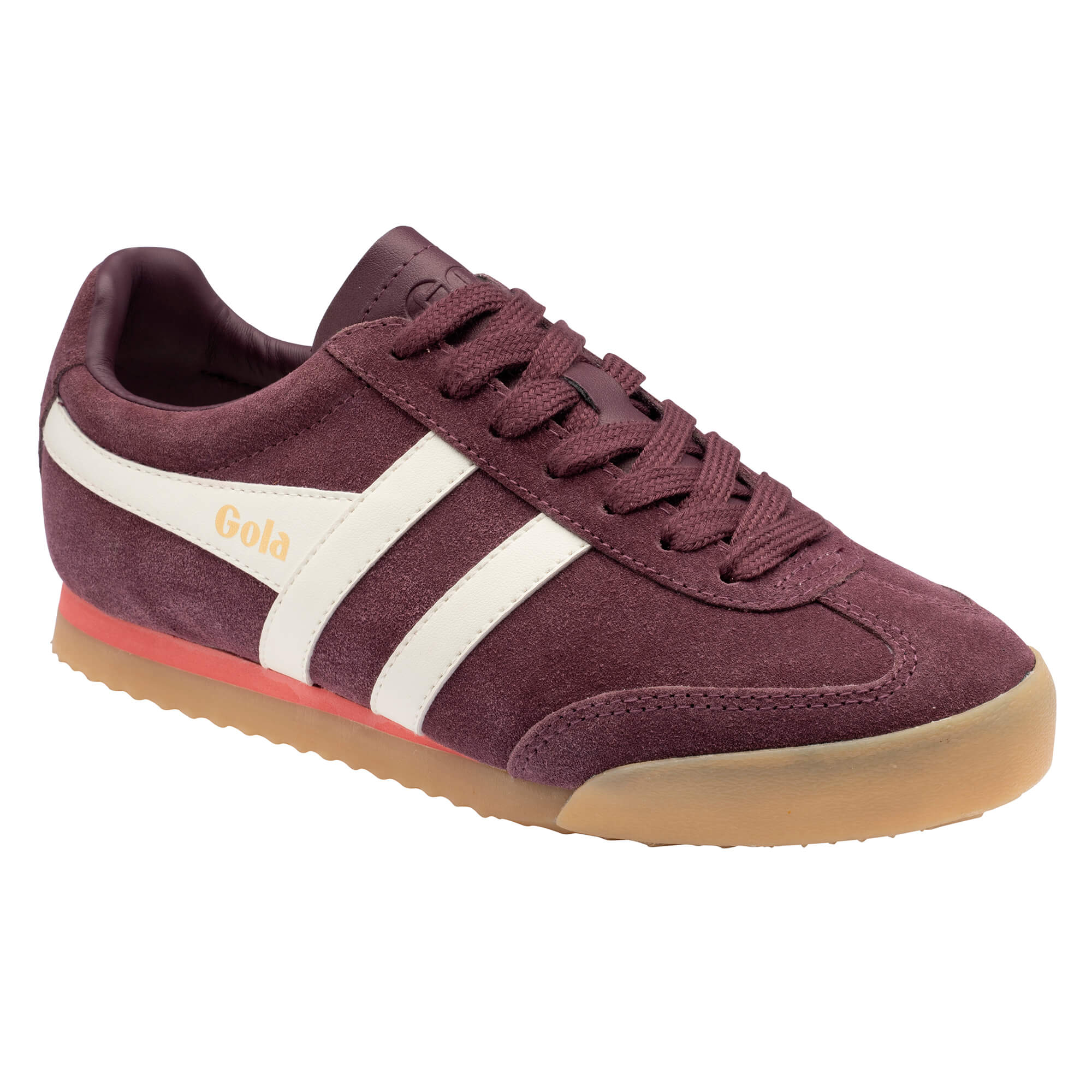gola-apollo-damen-sneaker-velours-windsorwein-creme image 2
