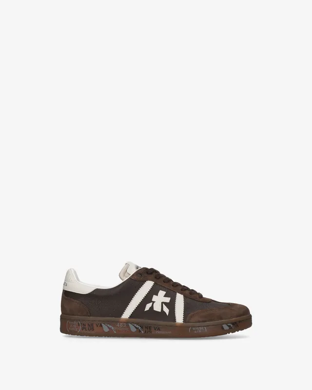 premiata-bonnie-8590-herren-sneaker-leder-suede-brown image 1