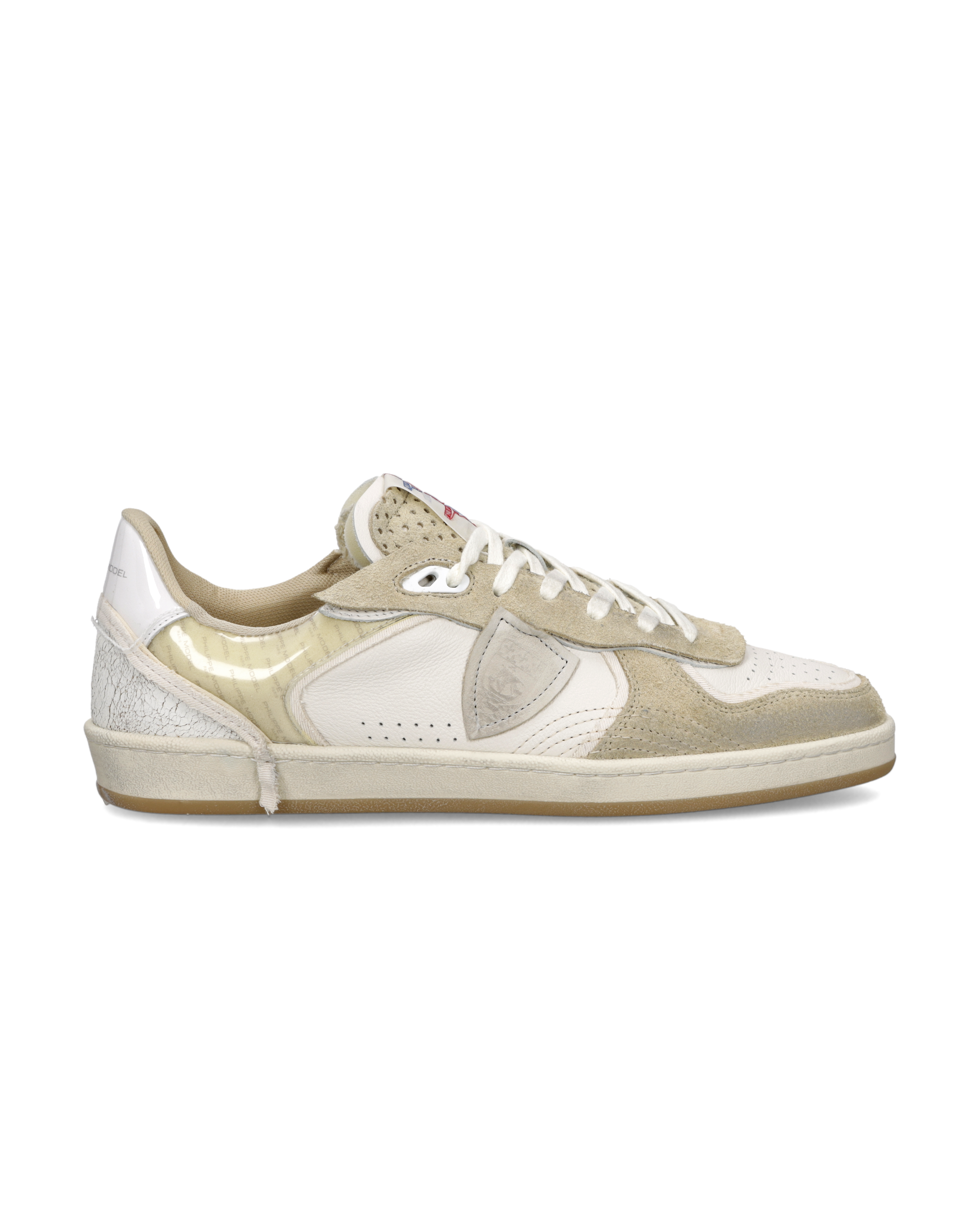 philippe-model-pgal-damen-sneaker-wei-sand-spezial-edition image 1