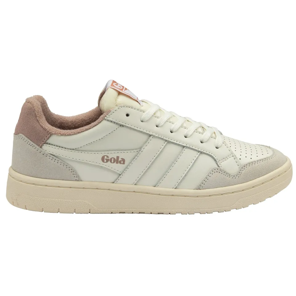 gola-eagle-damen-court-sneaker-off-white-pfingstrosenrot image 1