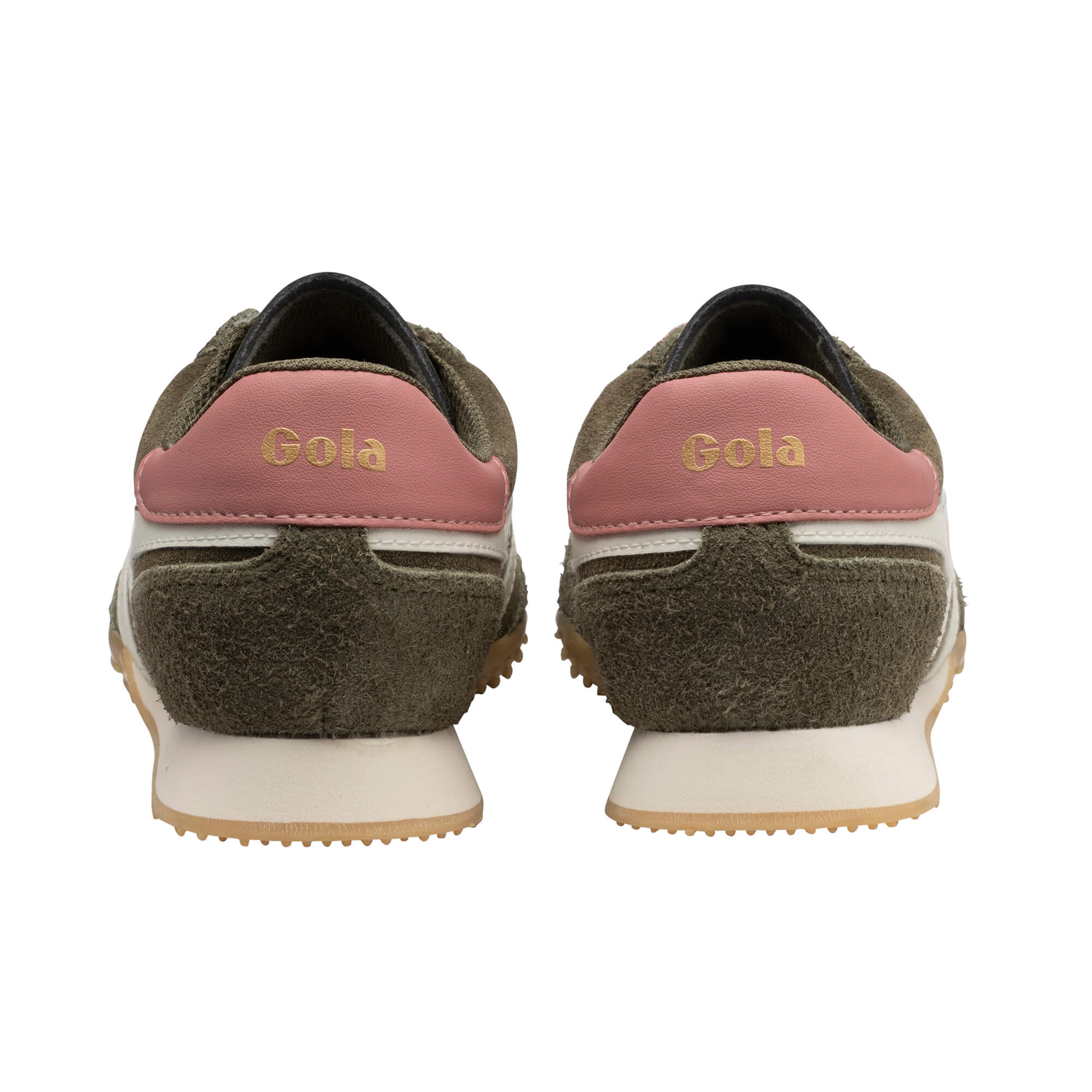 gola-sprinter-wildleder-sneaker-f-r-damen-khaki-coral image 4