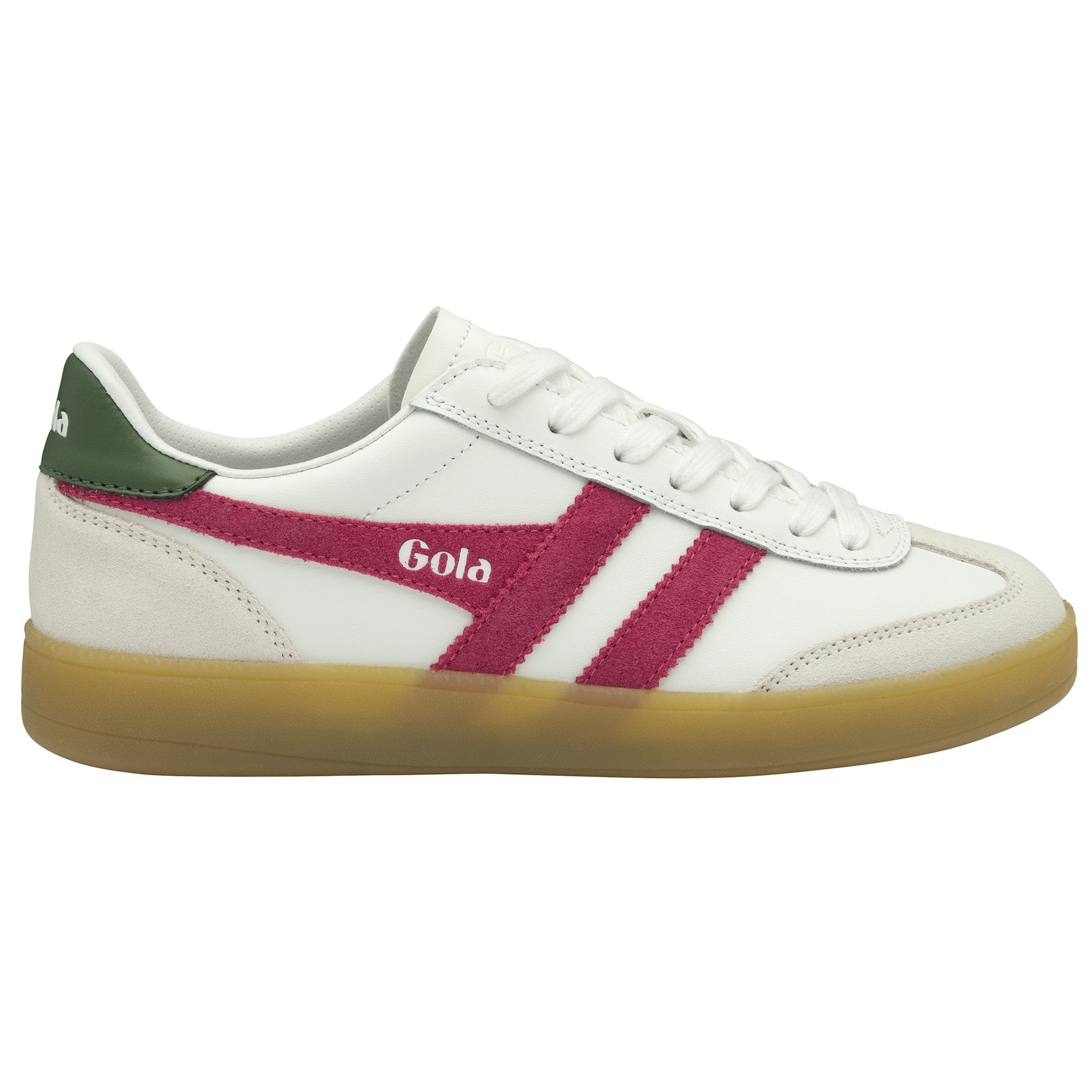 gola-viper-leder-damen-sneaker-wei-fuchsia-heritage image 1