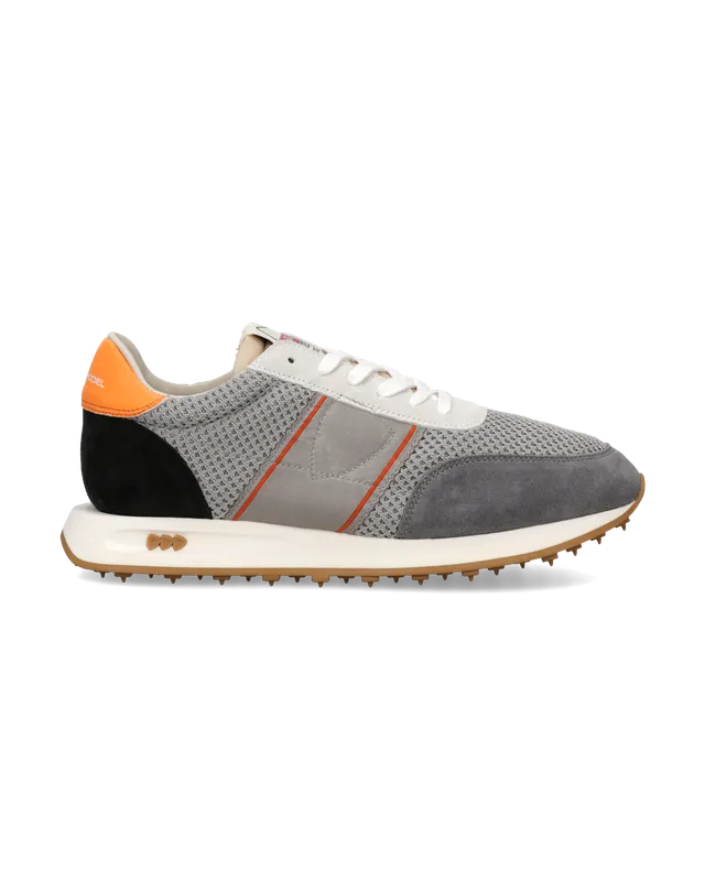 philippe-model-running-tour-herren-sneaker-grau-orange-schwarz image 1