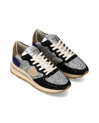 philippe-model-tropez-haute-damen-sneaker-schwarz-bluette-silber image 5