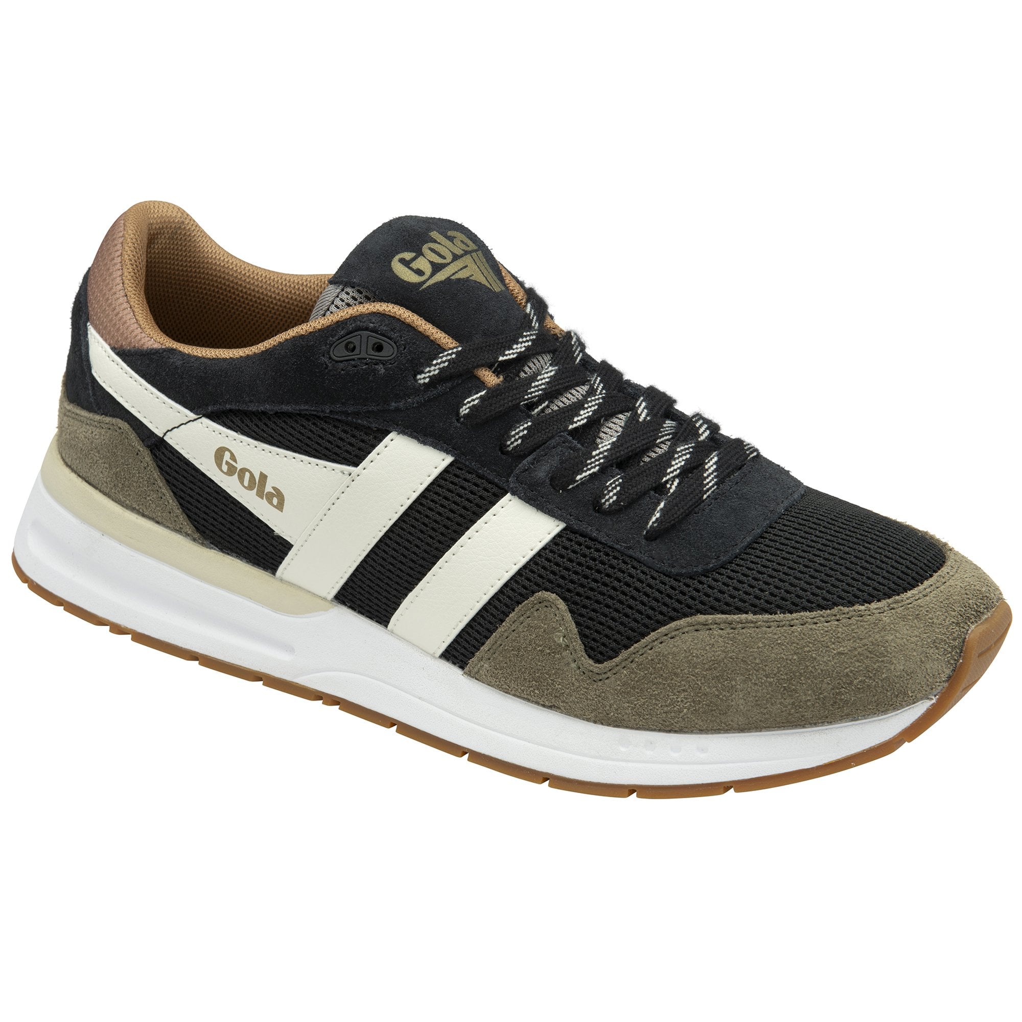 gola-delta-sneaker-f-r-herren-schwarz-khaki-90er-running image 2