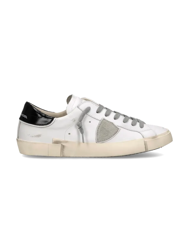 philippe-model-prsx-sneaker-herren-wei-schwarz image 1