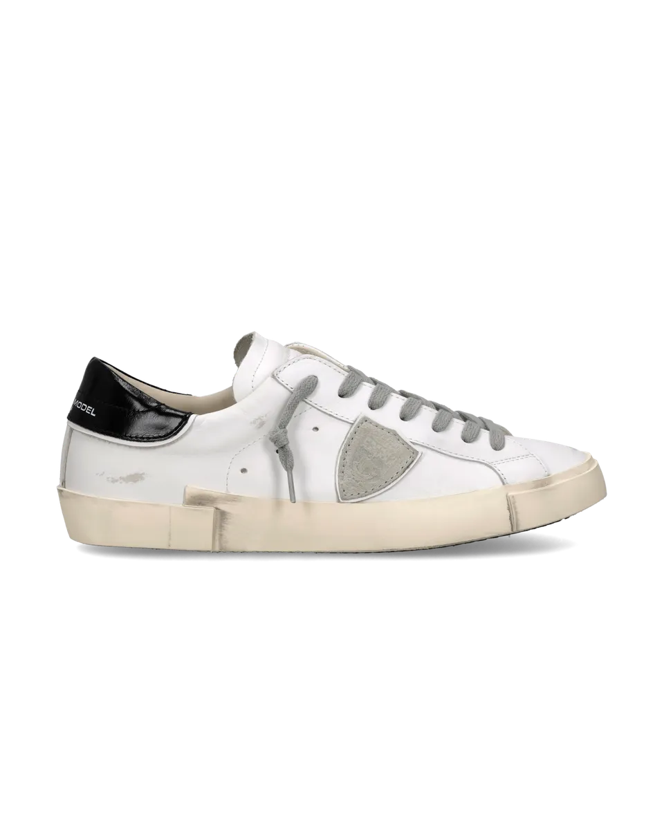 philippe-model-prsx-sneaker-herren-wei-schwarz image 1