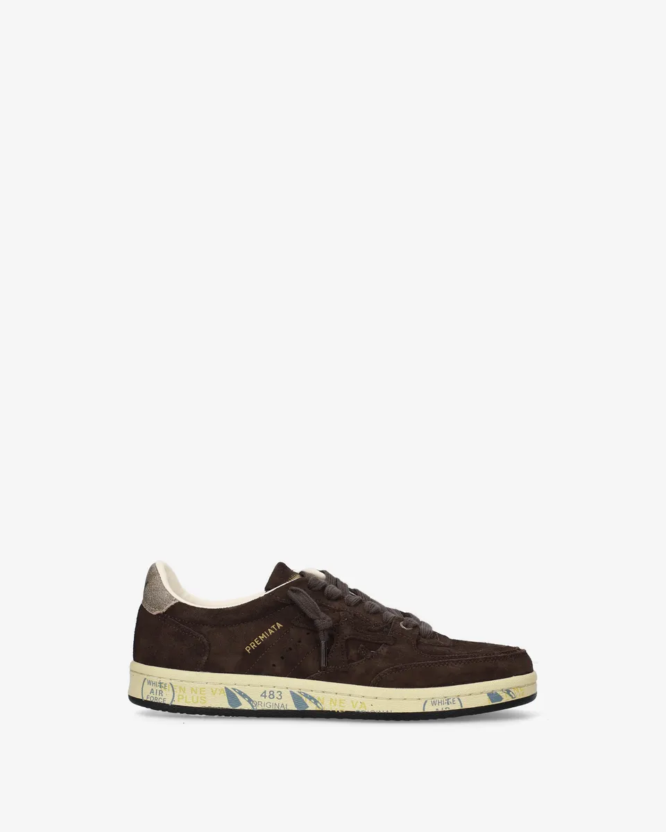 premiata-bskt-clayd-8446-sneaker-dark-brown image 1