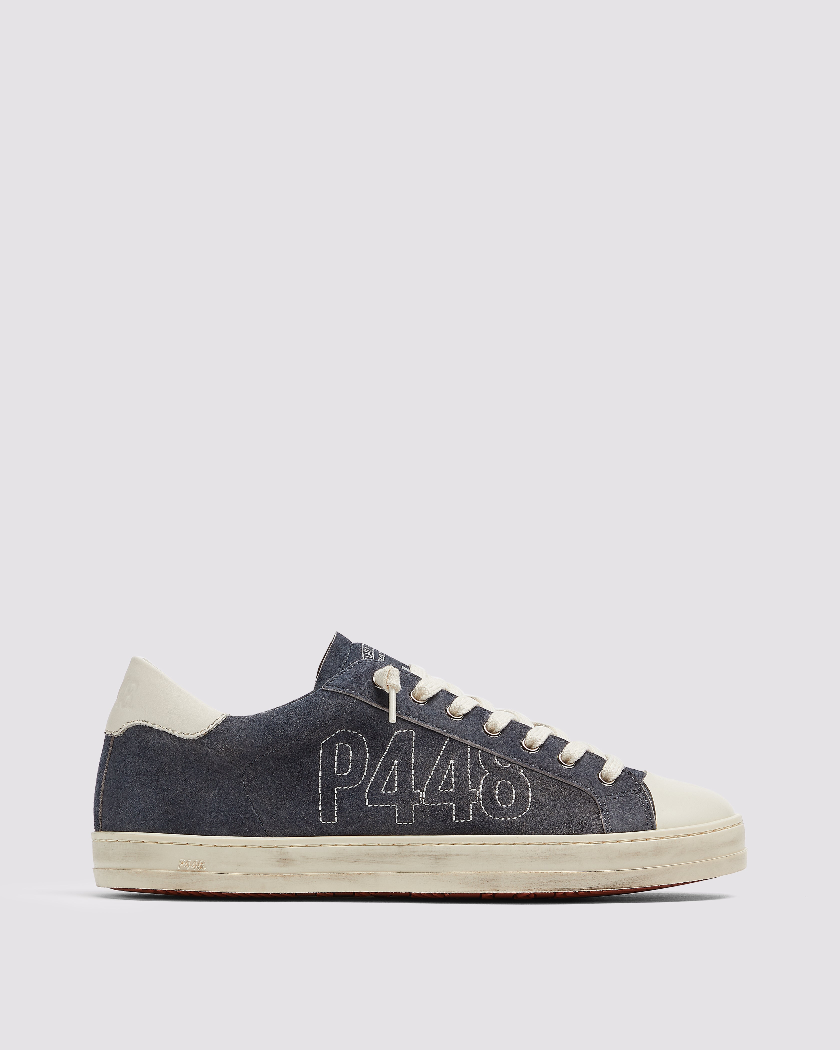 p448-john-stitch-blue-damen-low-top-sneaker-blaues-wildleder image 1