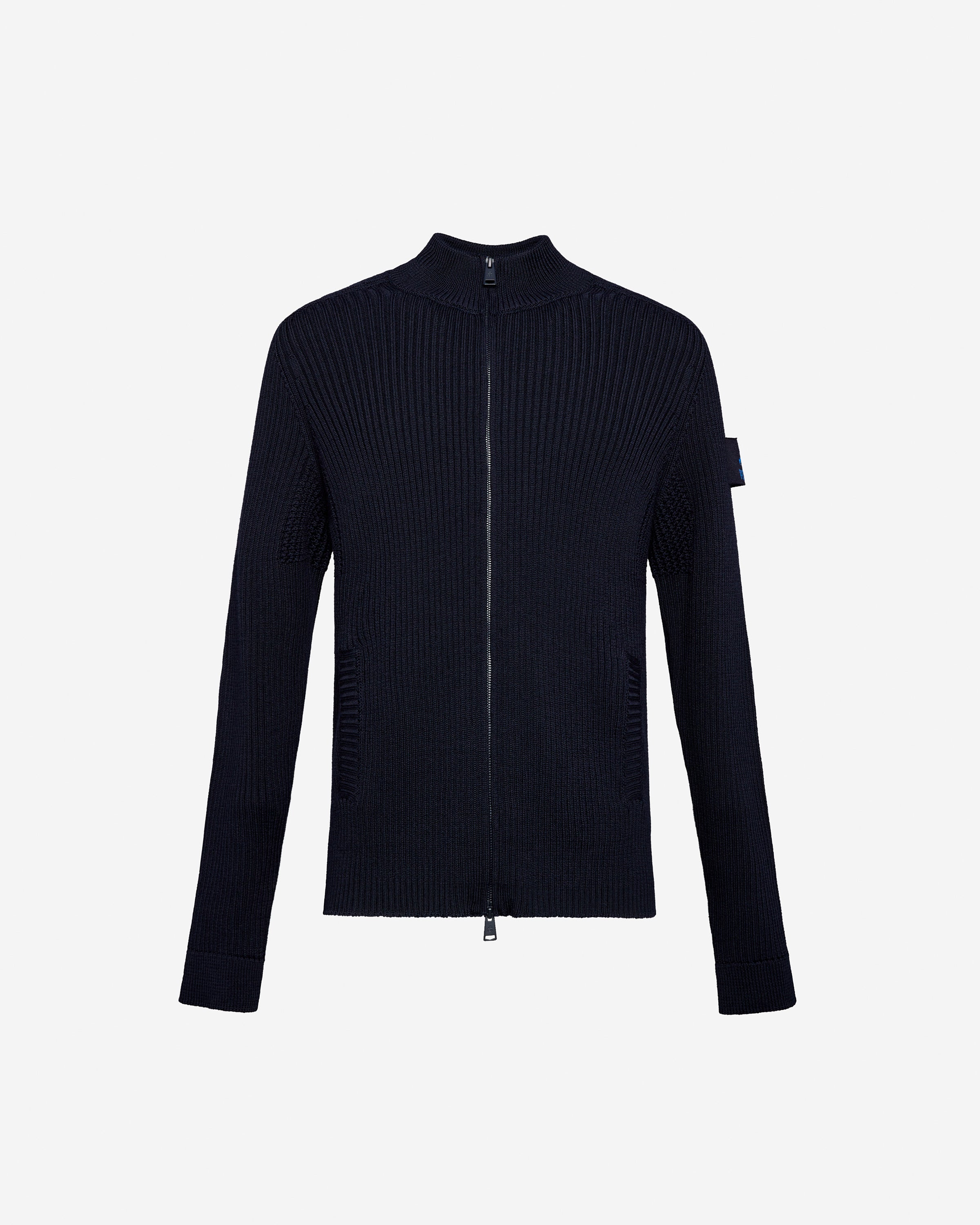 premiata-woll-cardigan-herren-mit-zip-100-wolle-wasserabweisend image 1