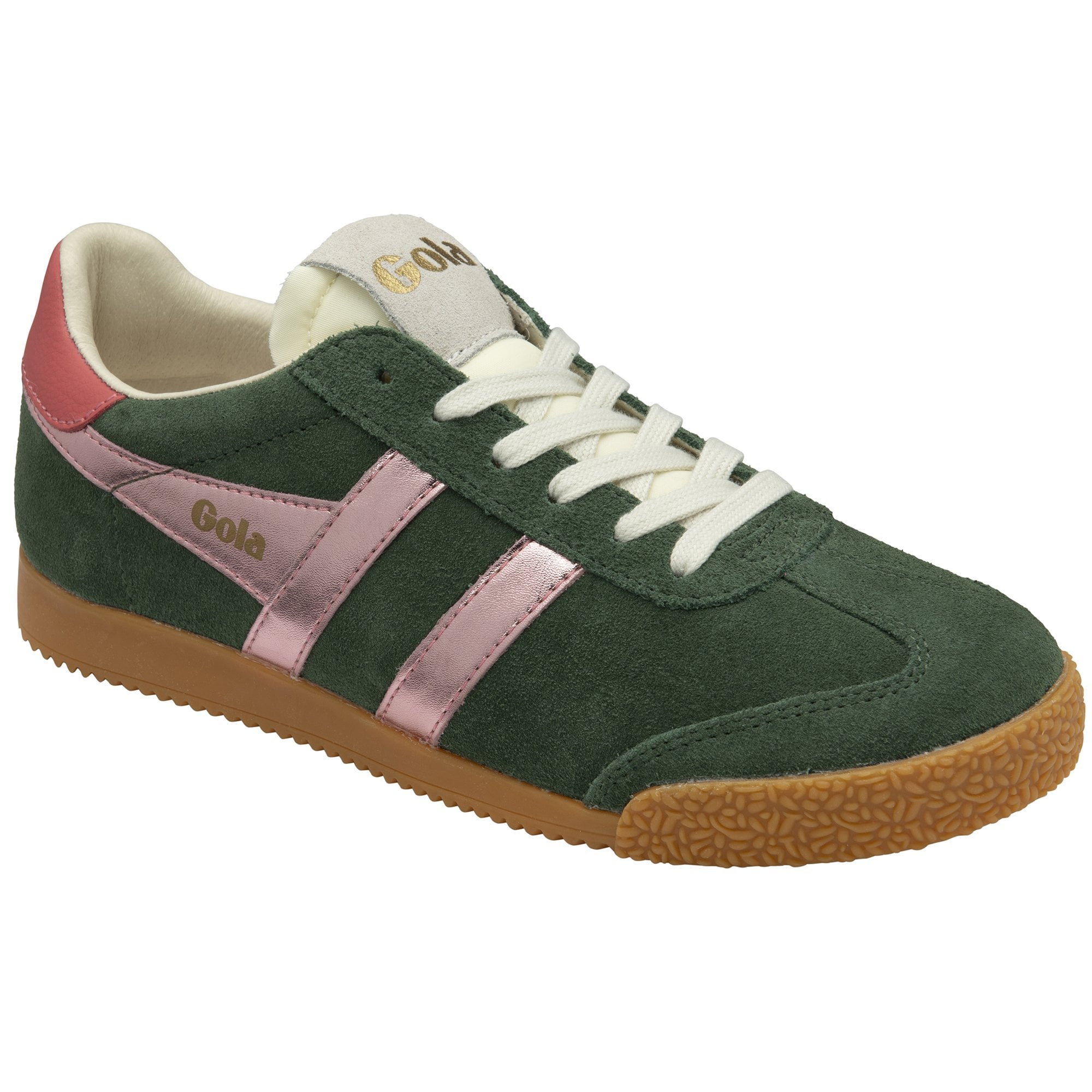 gola-elan-glitz-damen-sneaker-wildleder-metallic-rosa-koralle image 2