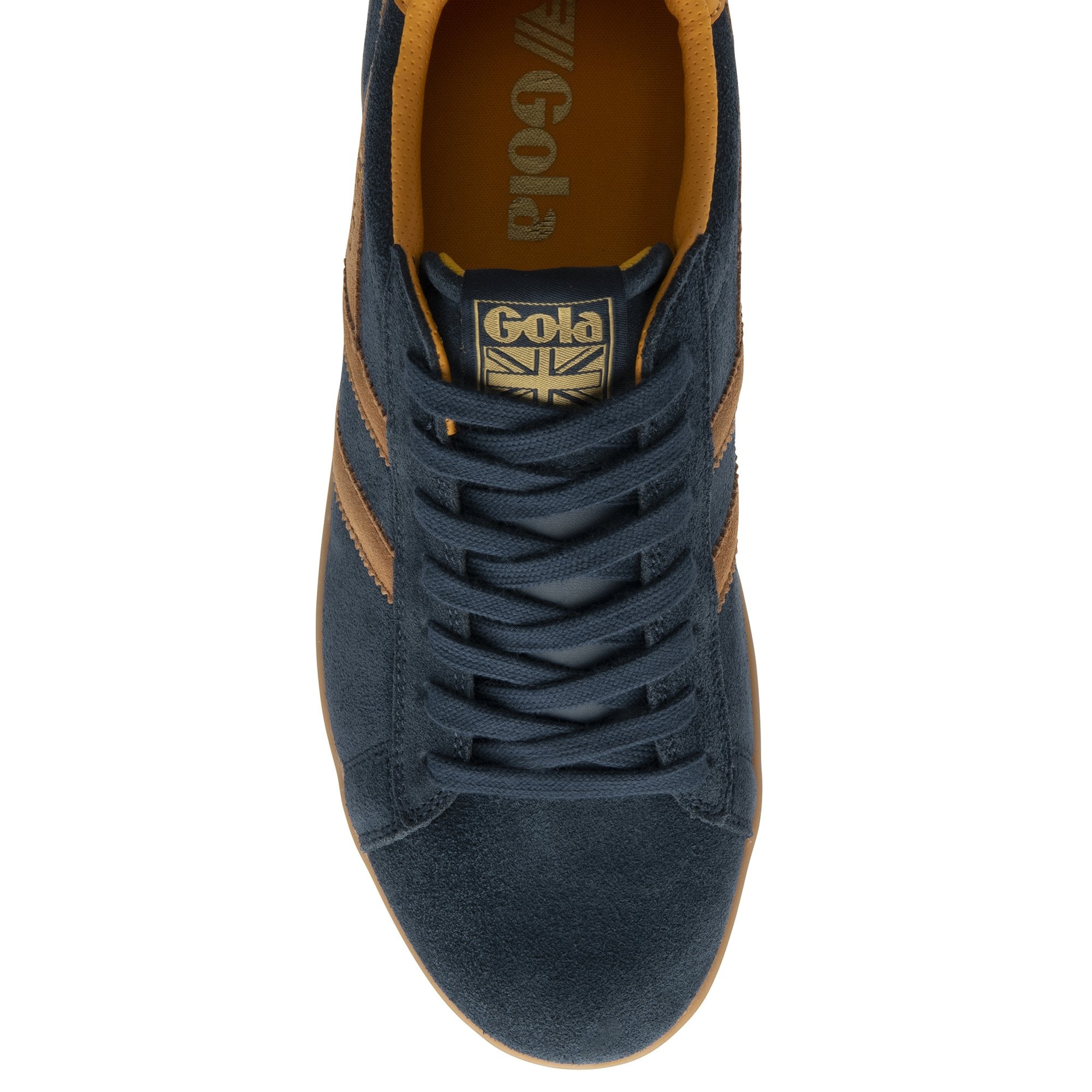gola-equipe-ii-suede-herren-sneaker-navy-ingwer image 5