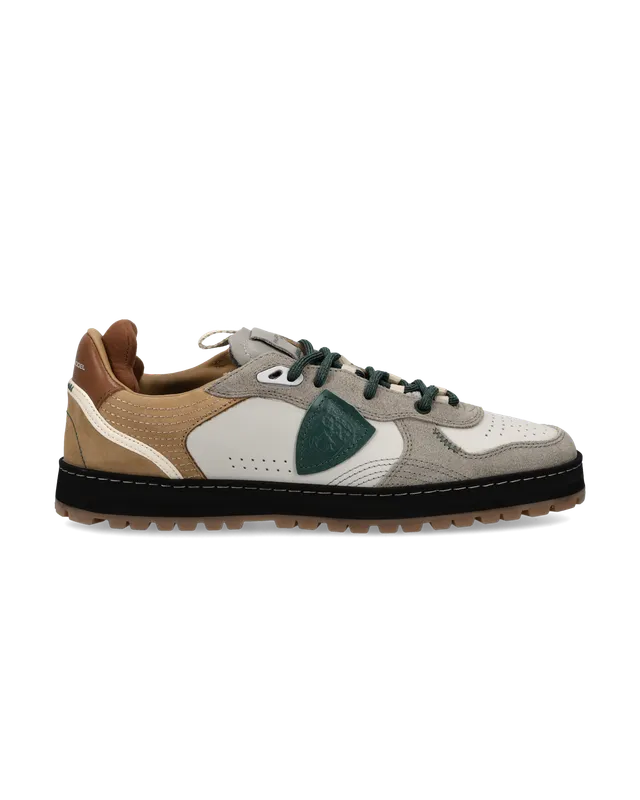 philippe-model-pgal-herren-sneaker-wei-beige-gr-n image 1