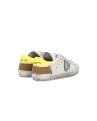 philippe-model-prsx-sneaker-wei-cognac-gelb-fluo image 2