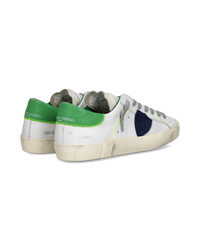 philippe-model-prsx-sneaker-herren-wei-gr-n-blau image 2
