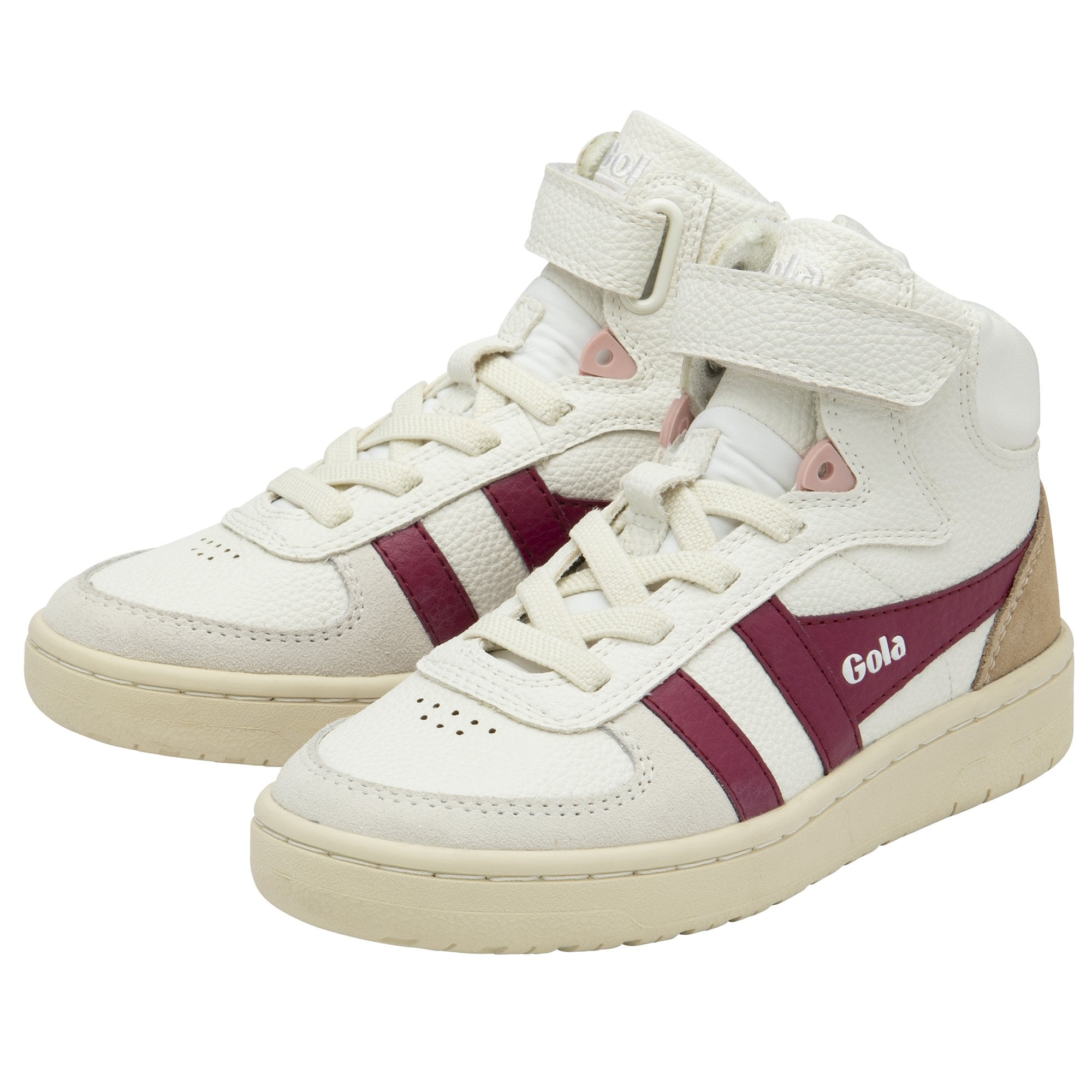 gola-talon-kinder-high-top-sneaker-wei-kirschrot image 3
