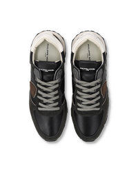 philippe-model-tropez-haute-herren-high-top-sneaker-schwarz-wei image 5