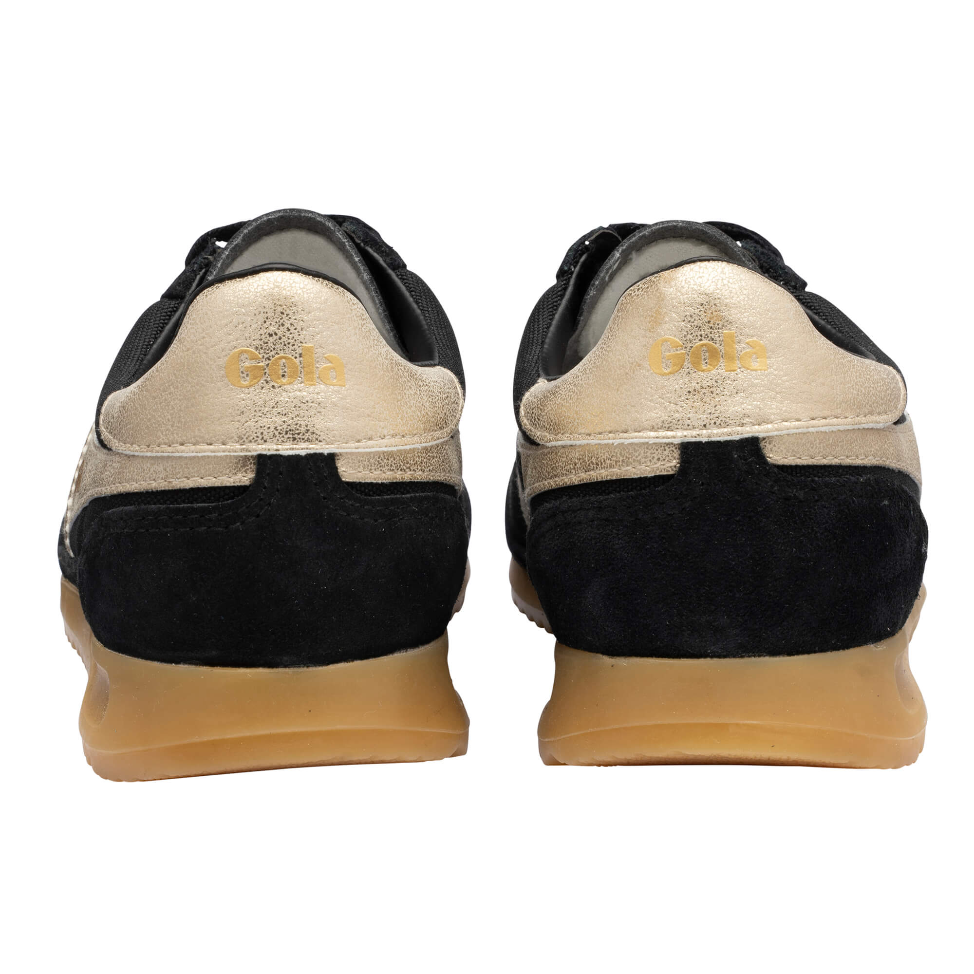 gola-tornado-sneaker-f-r-damen-schwarz-gold-retro image 4
