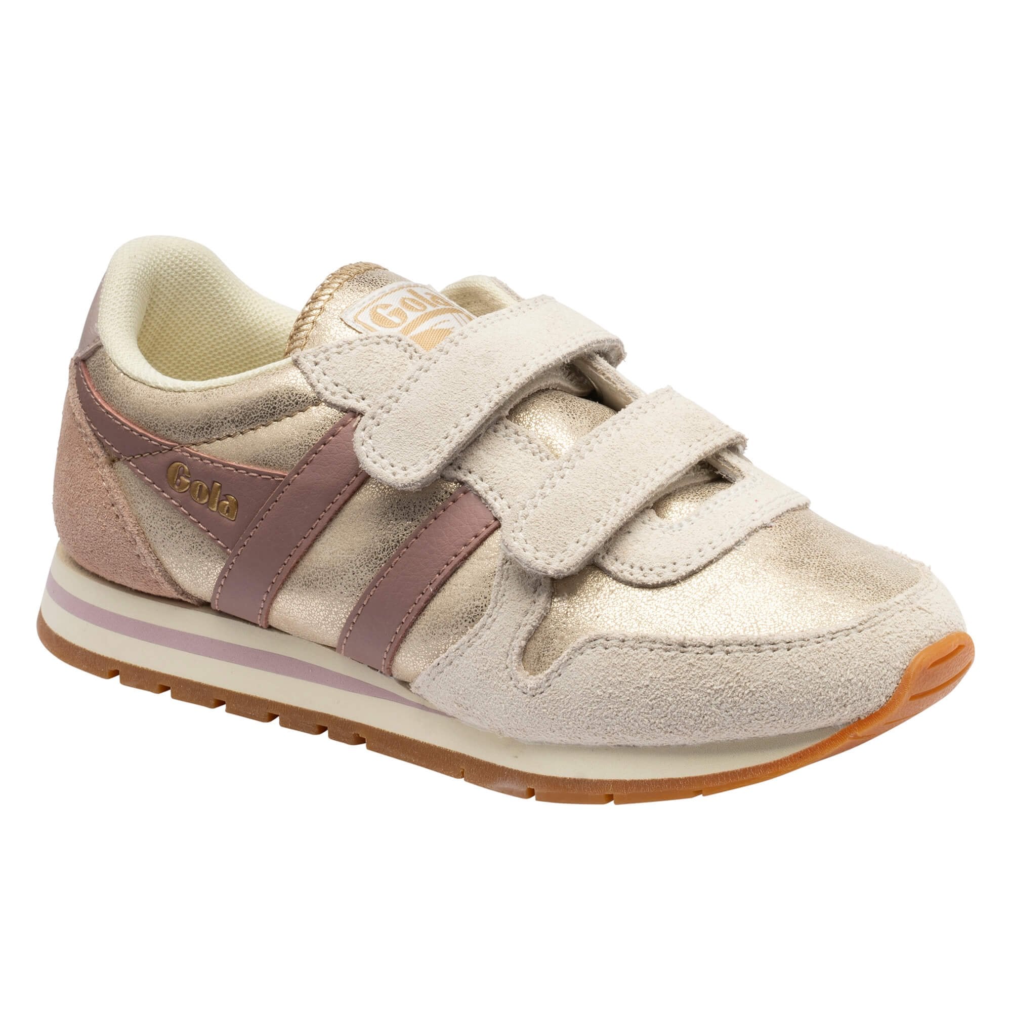 gola-daytona-blaze-strap-sneaker-f-r-m-dchen-gold-brownrose image 2