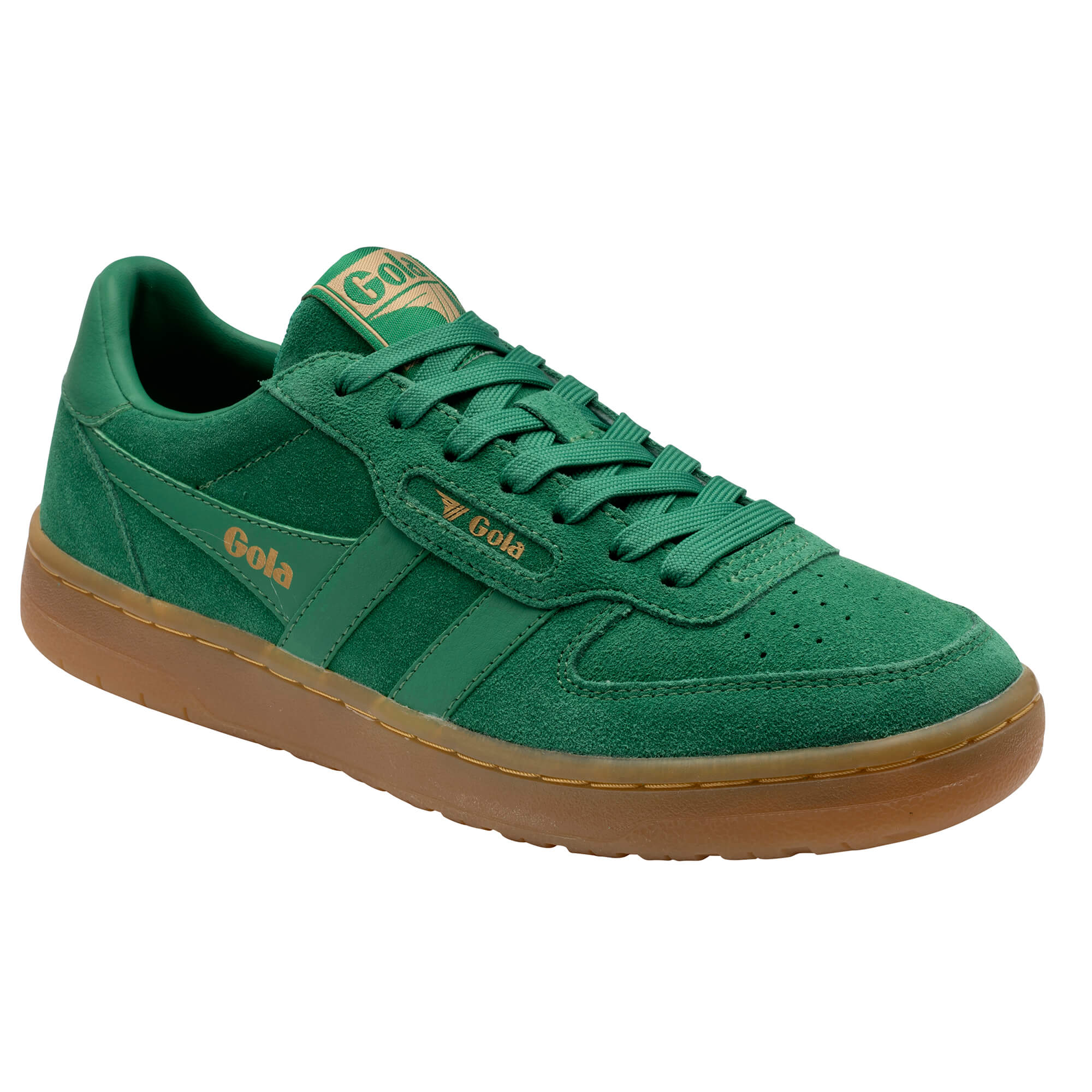 gola-hawk-suede-86-damen-sneaker-vollleder-in-smaragd image 2
