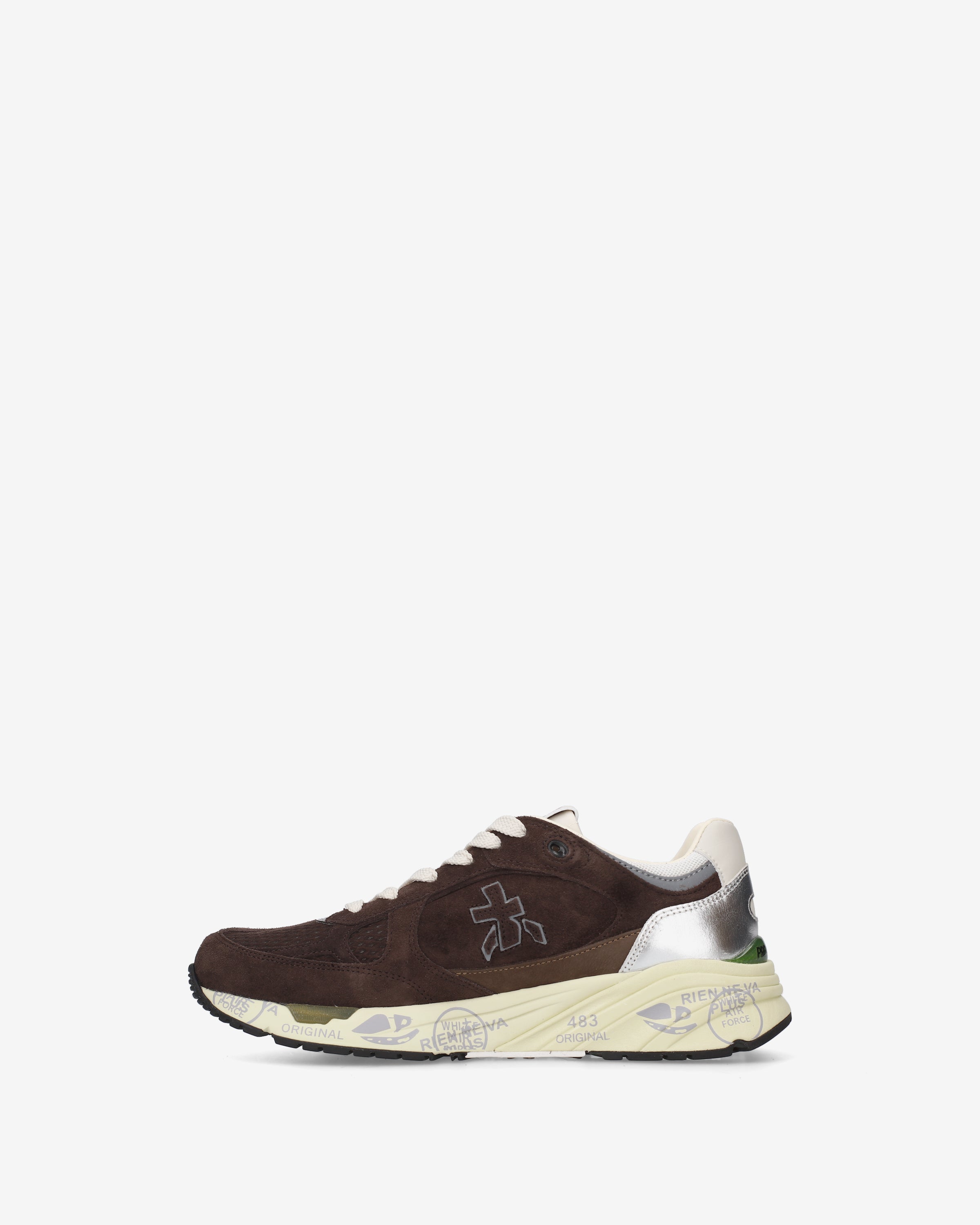 premiata-mased-8596-damen-sneaker-leder-suede-in-testa-di-moro image 3