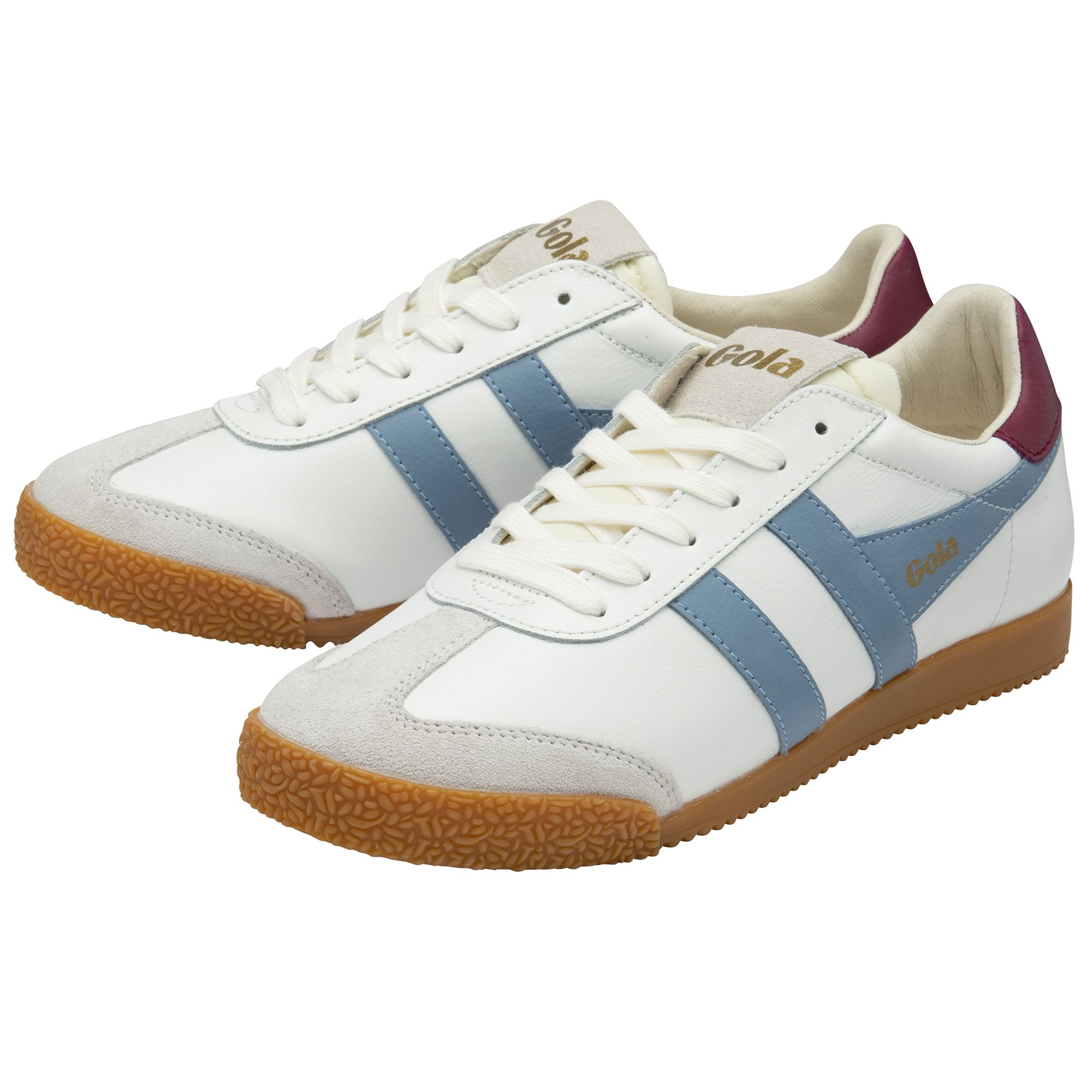 gola-elan-leather-damen-sneaker-wei-eisblau-rosa image 3