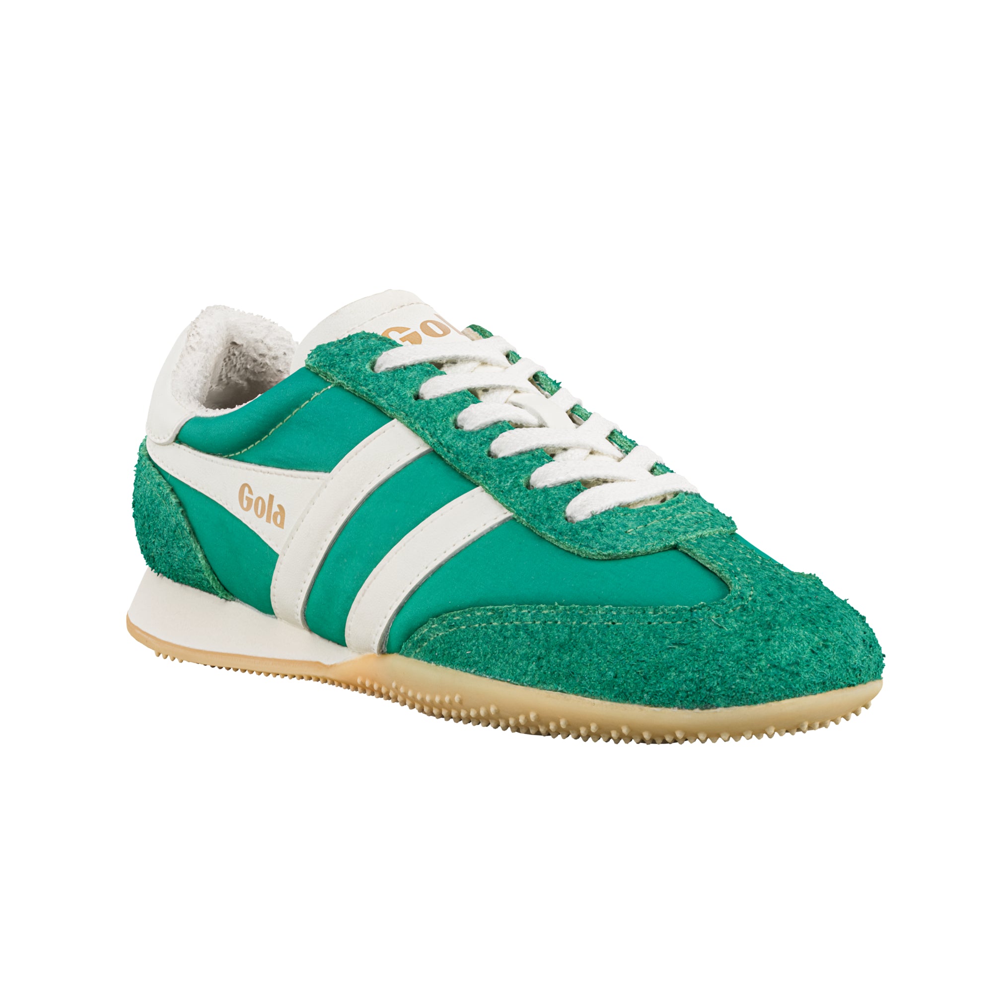 gola-sprinter-damen-trainingsschuhe-gr-n-wildleder-mesh image 2