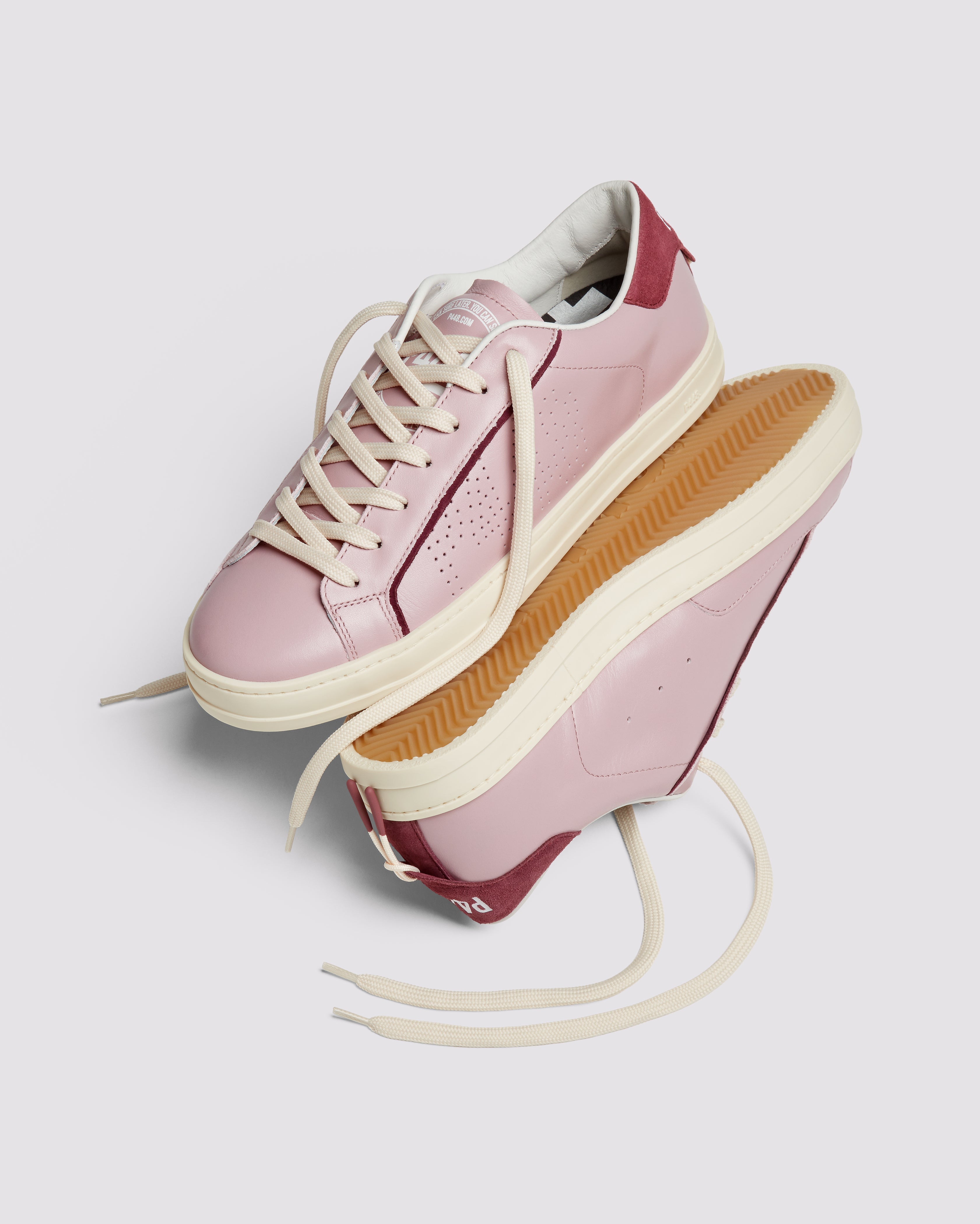 p448-john-lace-pink-sky-damen-low-top-sneaker-rosa image 3