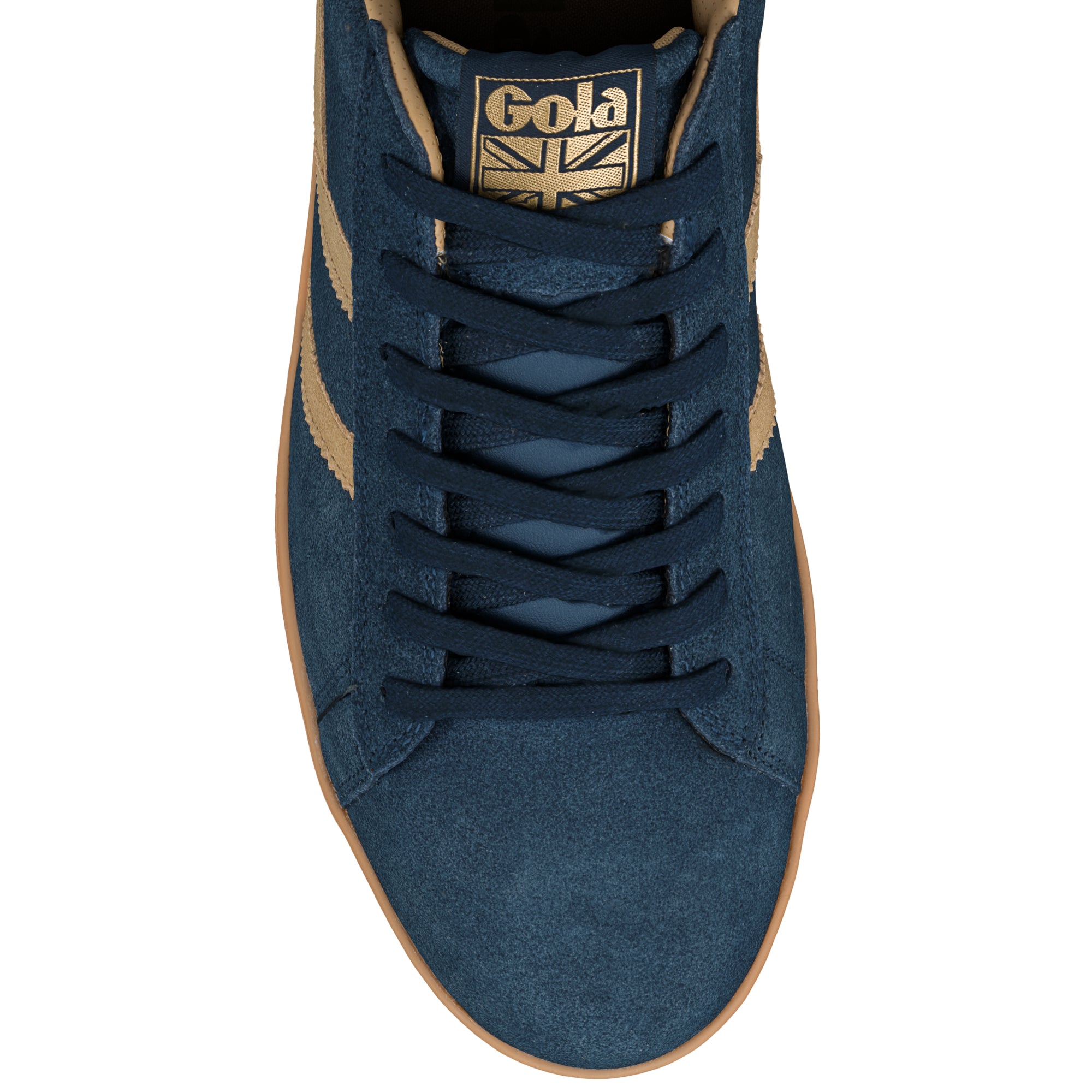 gola-equipe-ii-wildleder-herren-turnschuhe-navy-karamell image 4