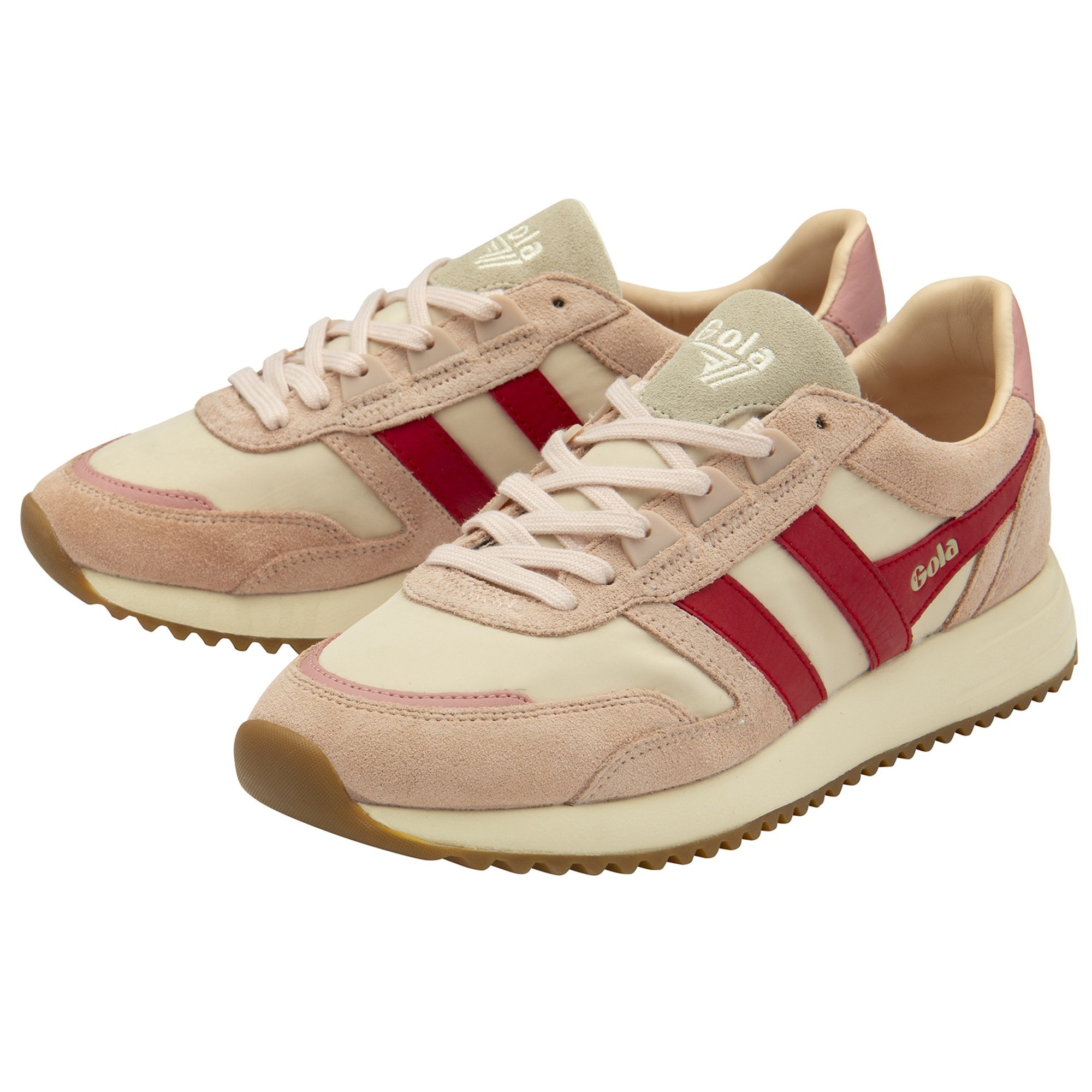 gola-chicago-damen-sneaker-weizen-perlmuttrosa-heritage-jogger image 3