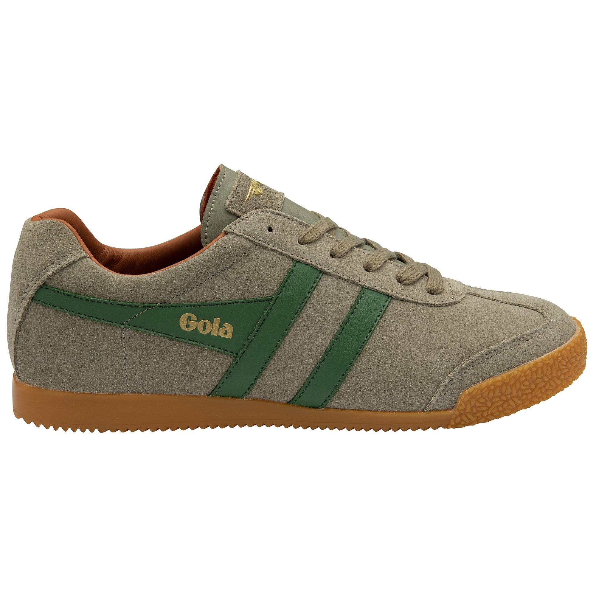 gola-harrier-wildleder-sneaker-f-r-herren-rhino-immergr-n-orange image 1