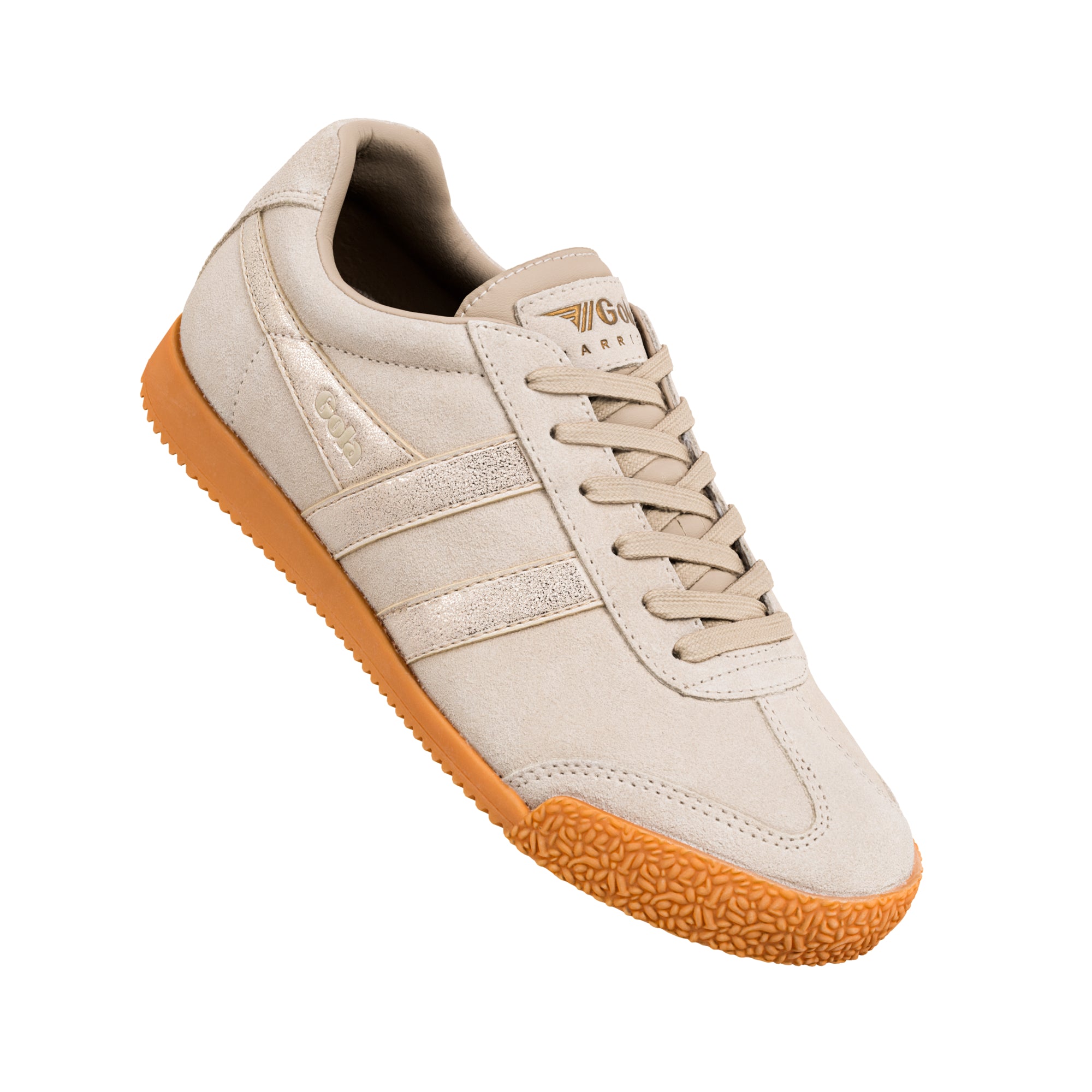 gola-harrier-mirror-damen-sneaker-wildleder-gold-spiegel image 5
