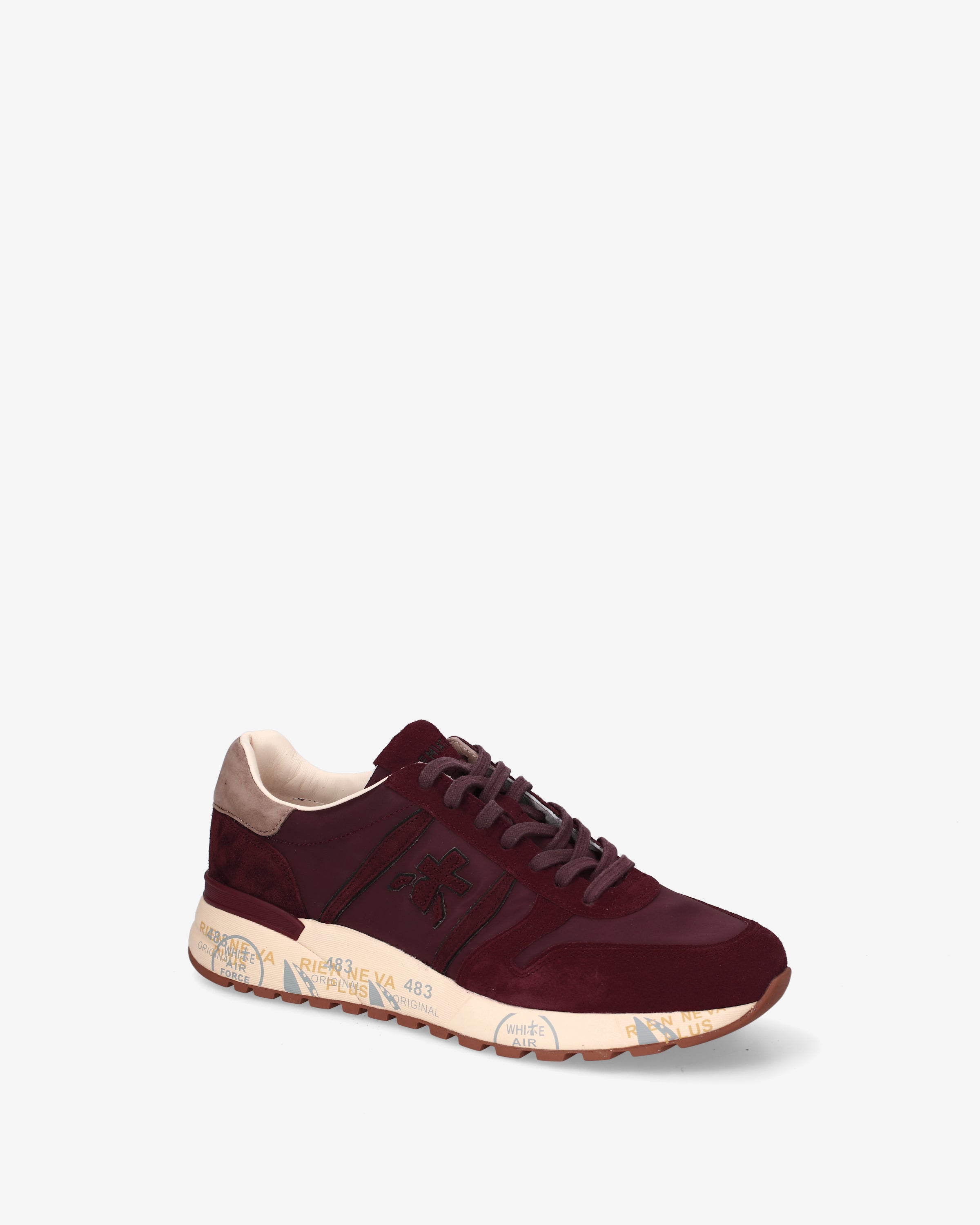 premiata-lander-8411-sneaker-bordeaux-nylon-herren image 4