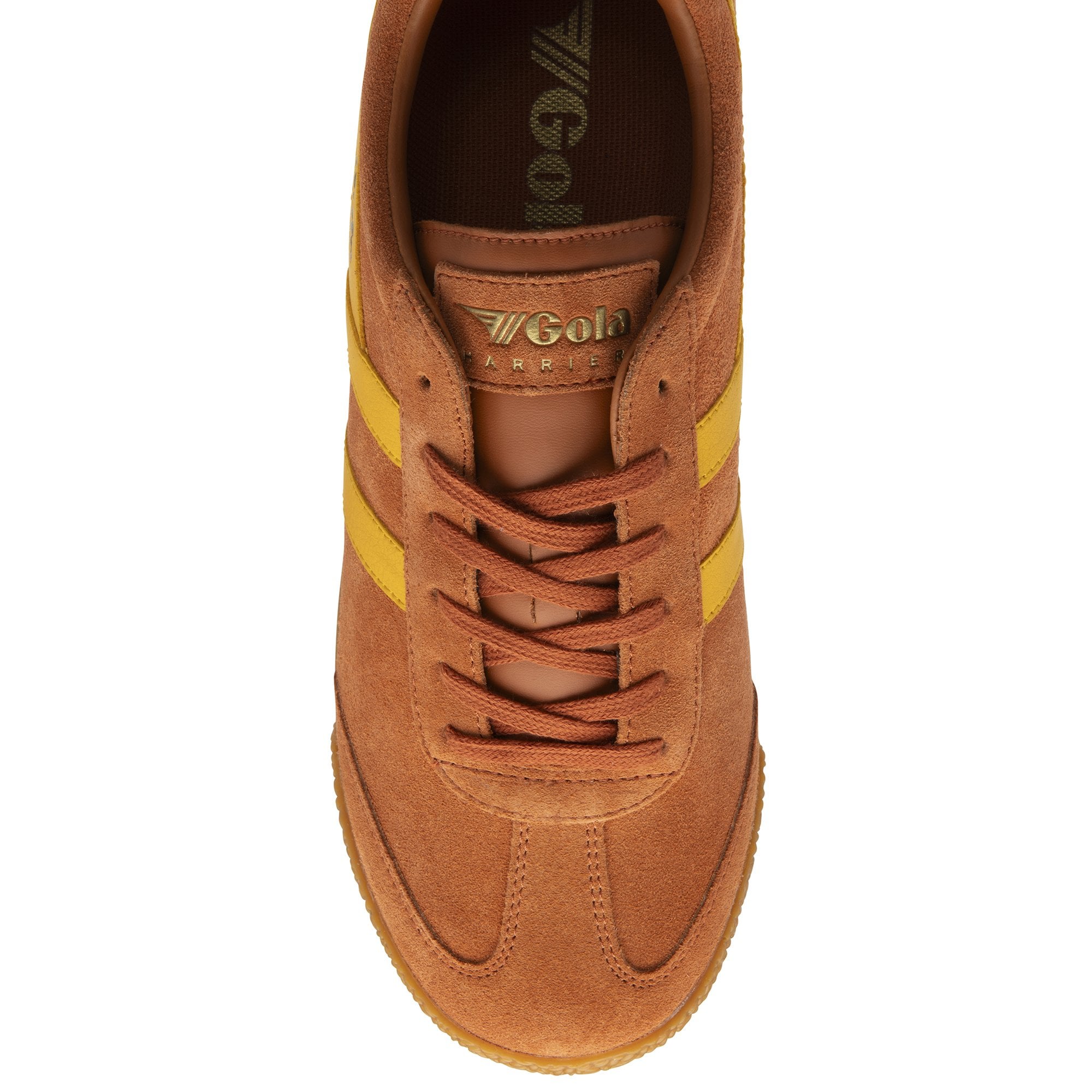 gola-harrier-herren-sneaker-wildleder-orange-gelb image 5