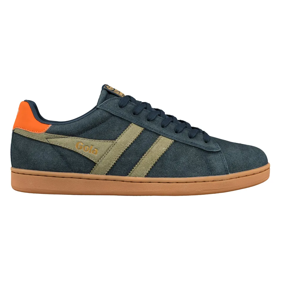 gola-equipe-ii-suede-herren-sneaker-navy-khaki image 1