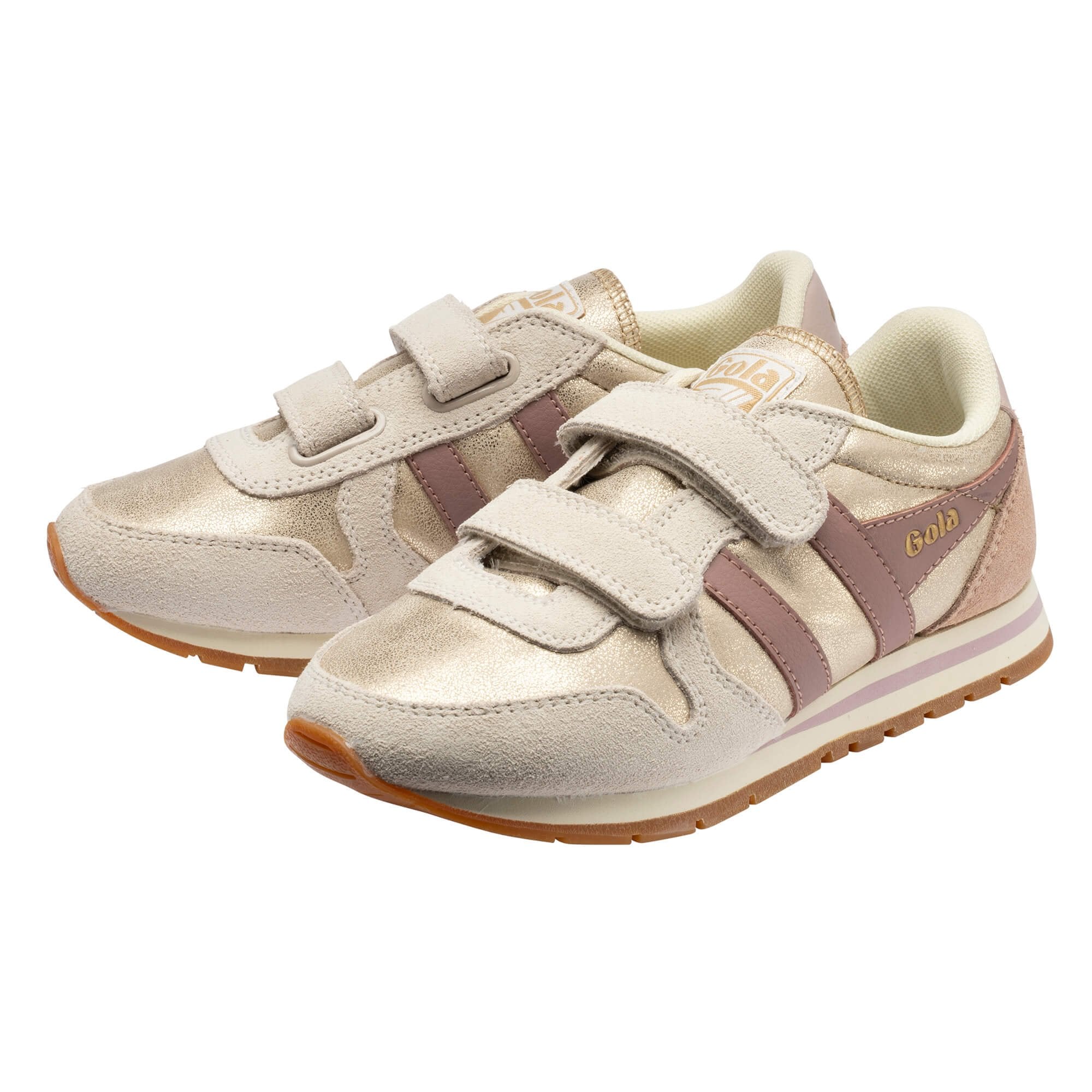 gola-daytona-blaze-strap-sneaker-f-r-m-dchen-gold-brownrose image 3