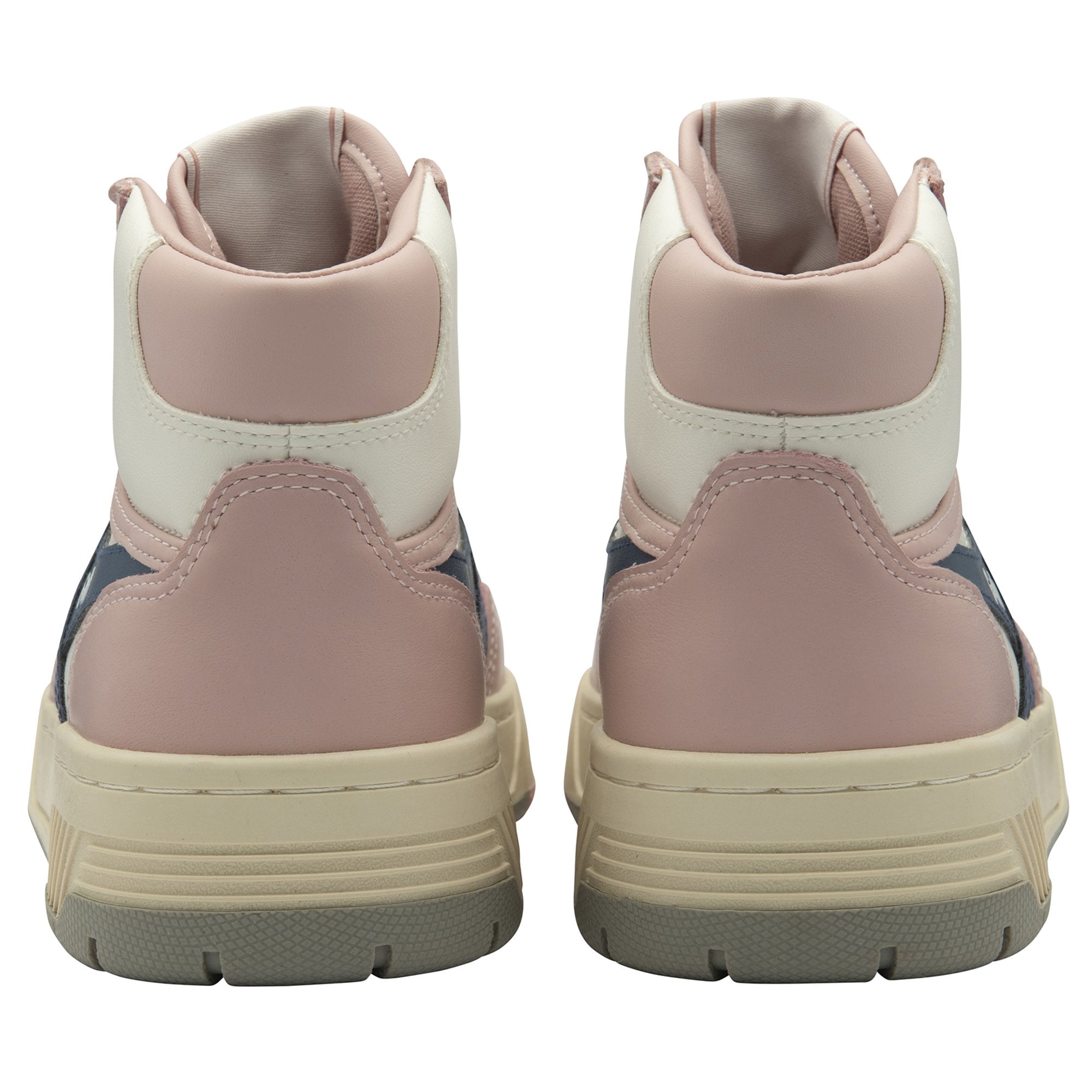 gola-challenge-high-damen-sneaker-high-top-aus-wei-em-leder-mit-kreiderosa-und-m image 4