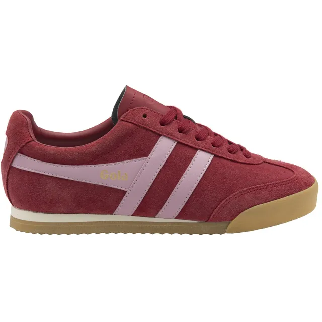 gola-apollo-damen-sneaker-tiefrot-wildleder-bonbonrosa image 1
