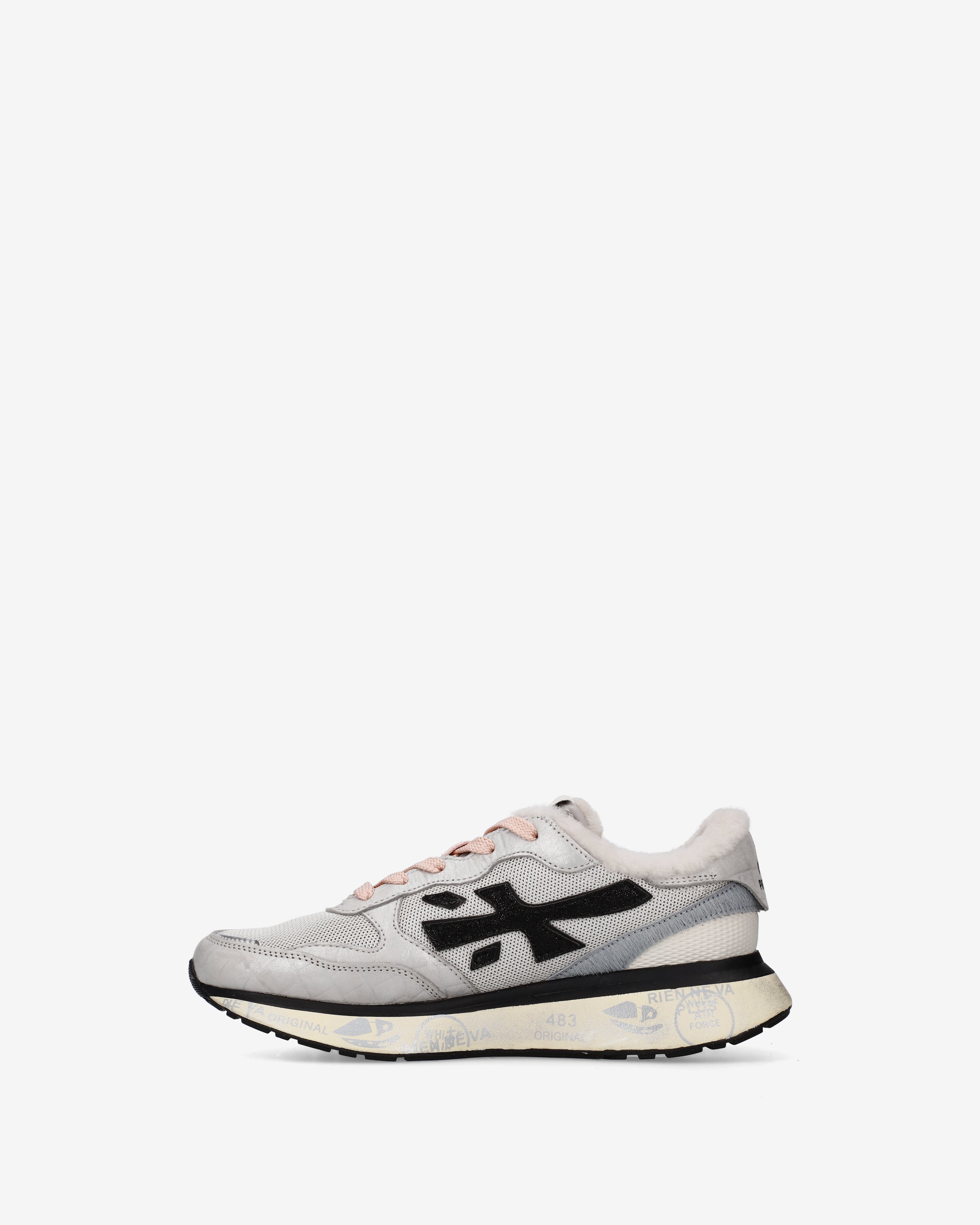 premiata-lauryn-8533m-sneaker-damen-hell-mit-shearling image 3