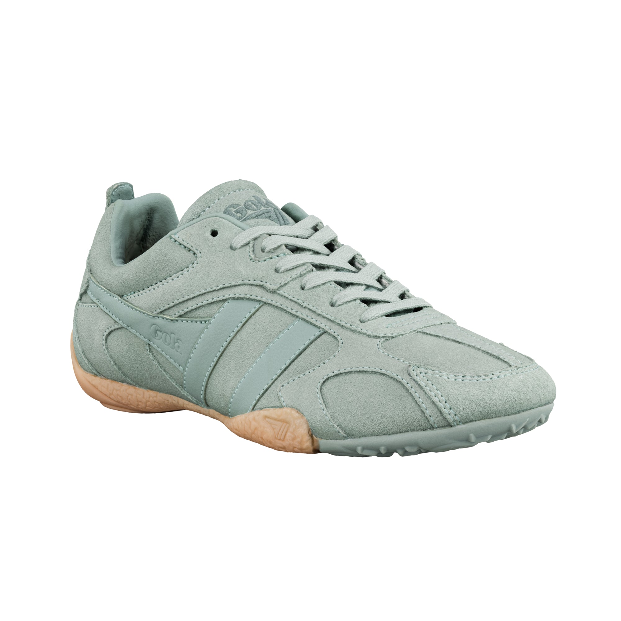 gola-corva-sneaker-f-r-damen-green-mist-wildleder-slim-sohle image 2