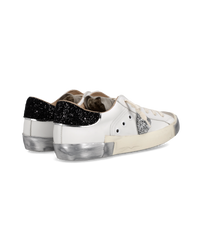 philippe-model-prsx-sneaker-damen-wei-schwarz-silber image 2