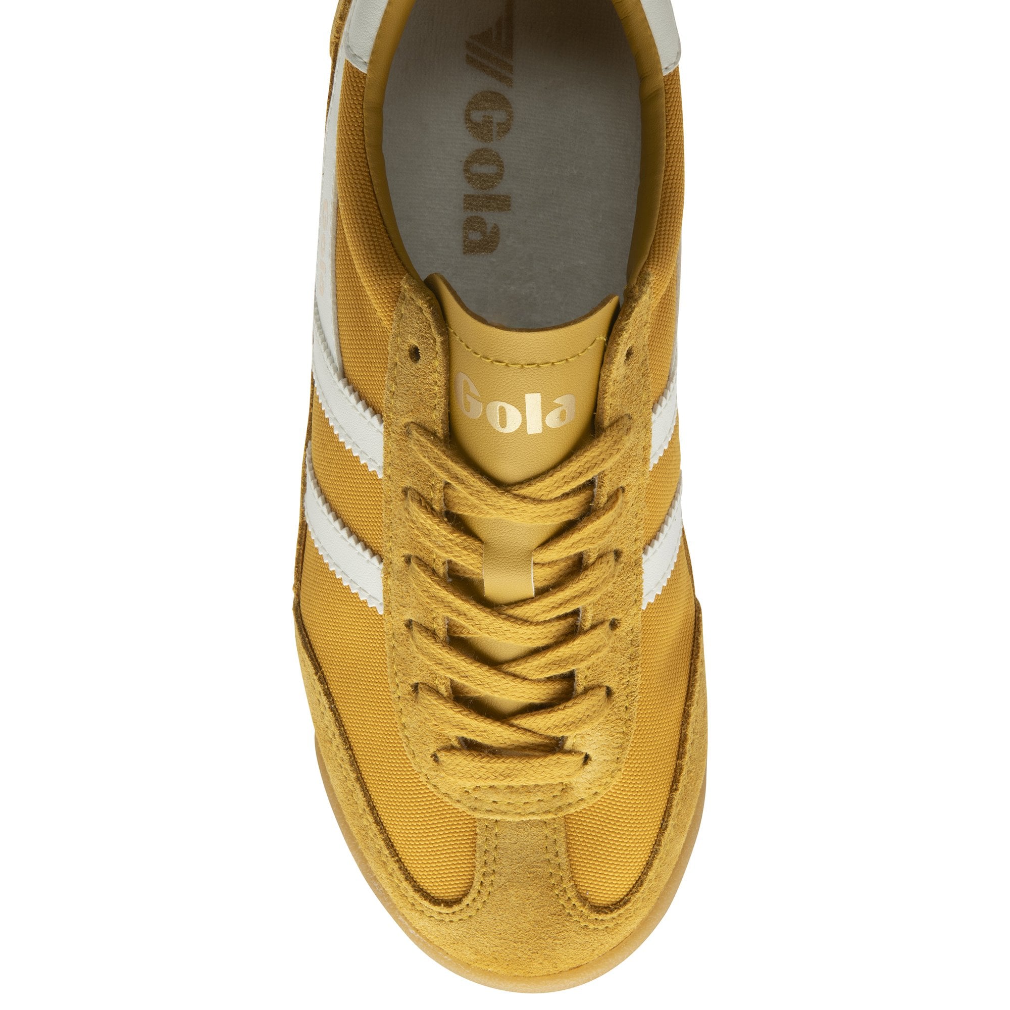 gola-tornado-damen-sneaker-sonnengelb-nylon-wildleder image 5