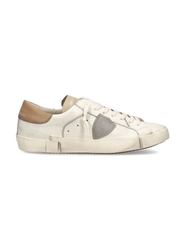 philippe-model-prsx-herren-sneaker-lait-et-boue-beige image 1