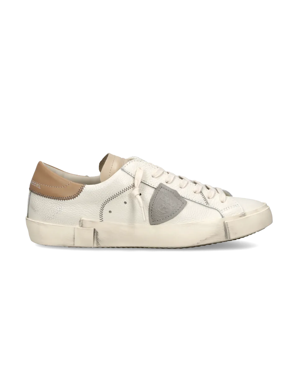 philippe-model-prsx-herren-sneaker-lait-et-boue-beige image 1
