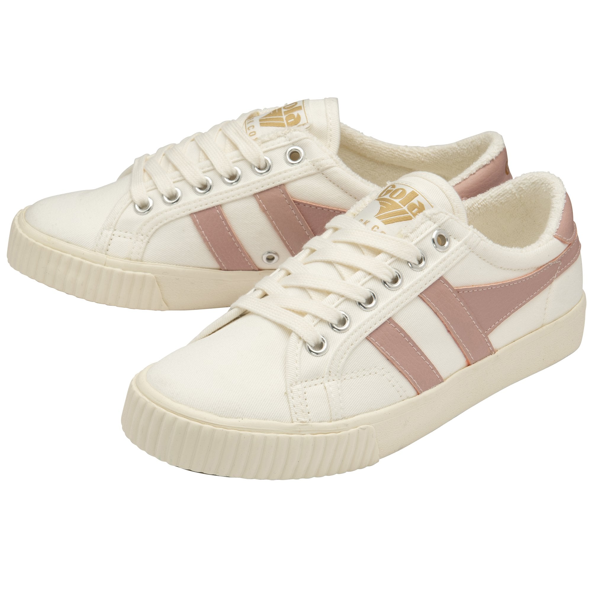 gola-mark-cox-damen-tennis-sneaker-cremewei-kreiderosa image 3