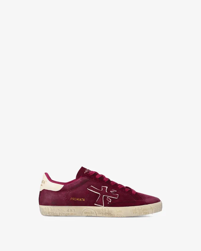 premiata-stevend-7626-sneaker-suede-rubinrot-vintage image 1